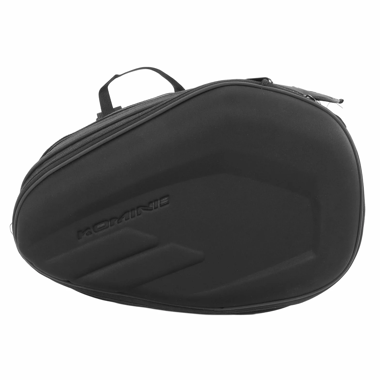 Borsa Sella Moto Impermeabile Tessuto Oxford 600D Grande Capacità Nero