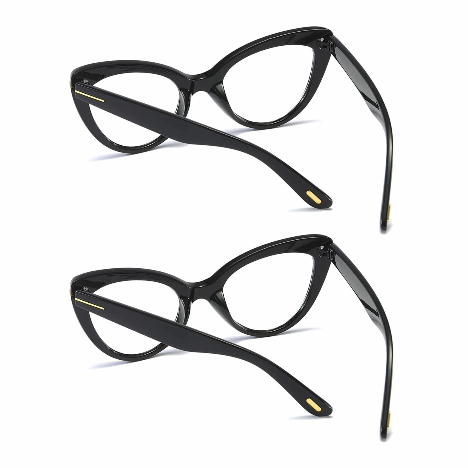 Occhiali da Lettura Donna Cat Eye Confezione da 2 Anti-Luce Blu