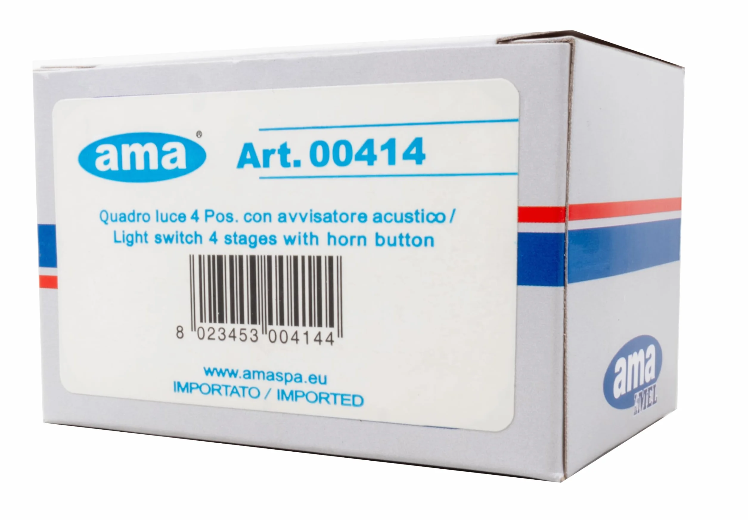 Commutatore Elettrico 12V 4 Posizioni 22,5 mm Ama Dima