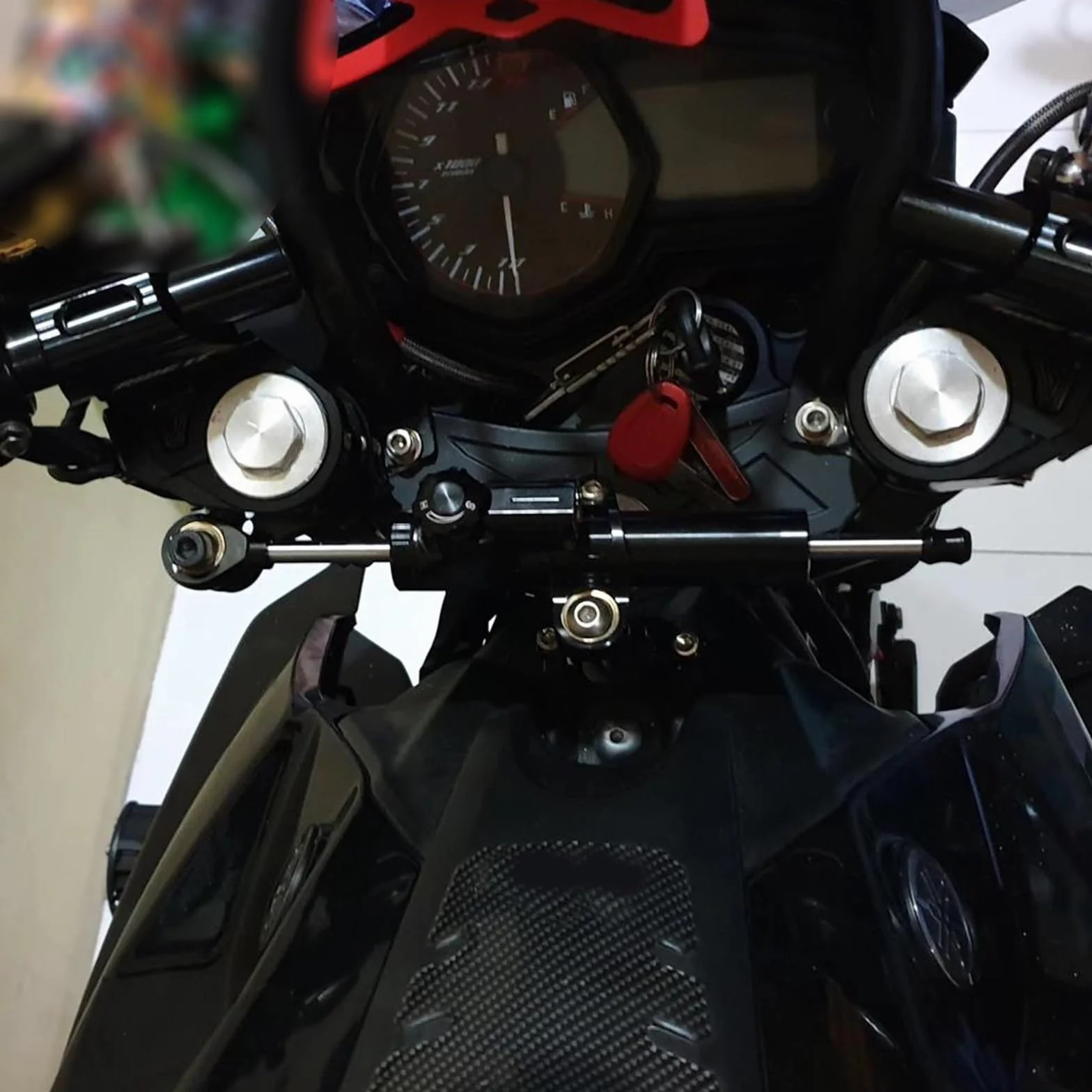 Moto Ammortizzatore Di Sterzo Stabilizzatore Controllo Sicurezza W/Staffa Per Kawasaki Z1000 Z750 2003 2004 2005 2006 2007 2008 2009