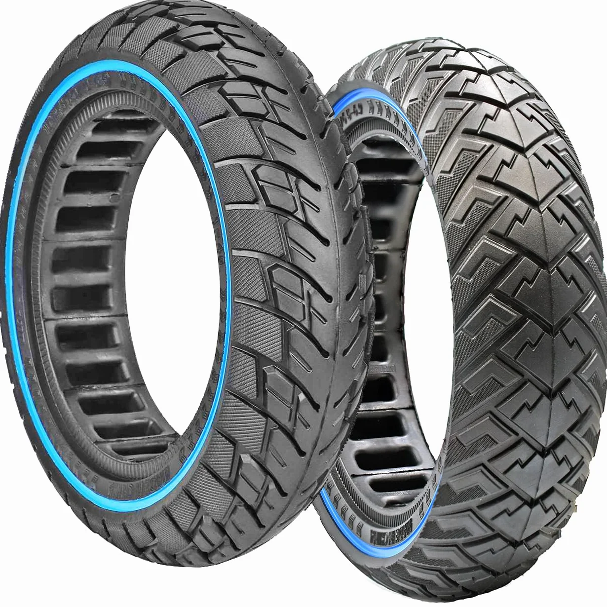 myBESTscooter - Pneumatici completi da 10 pollici 60/65-6.9 60/70-6.5 per Segway Ninebot G30 Max G2 G65 cerchioni in gomma per scooter elettrici