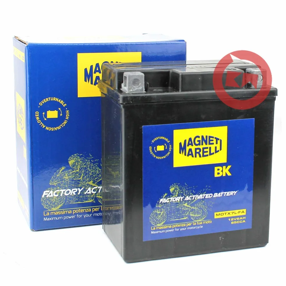 Originale Batteria MOTX7L Sigillata Precaricata