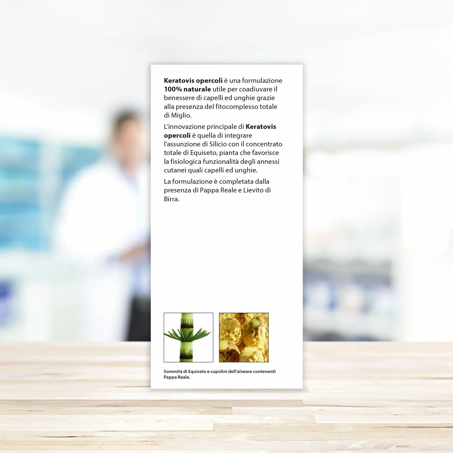 Aboca Keratovis 100 Opercoli - Integratore per Capelli e Unghie con Fitocomplesso di Miglio