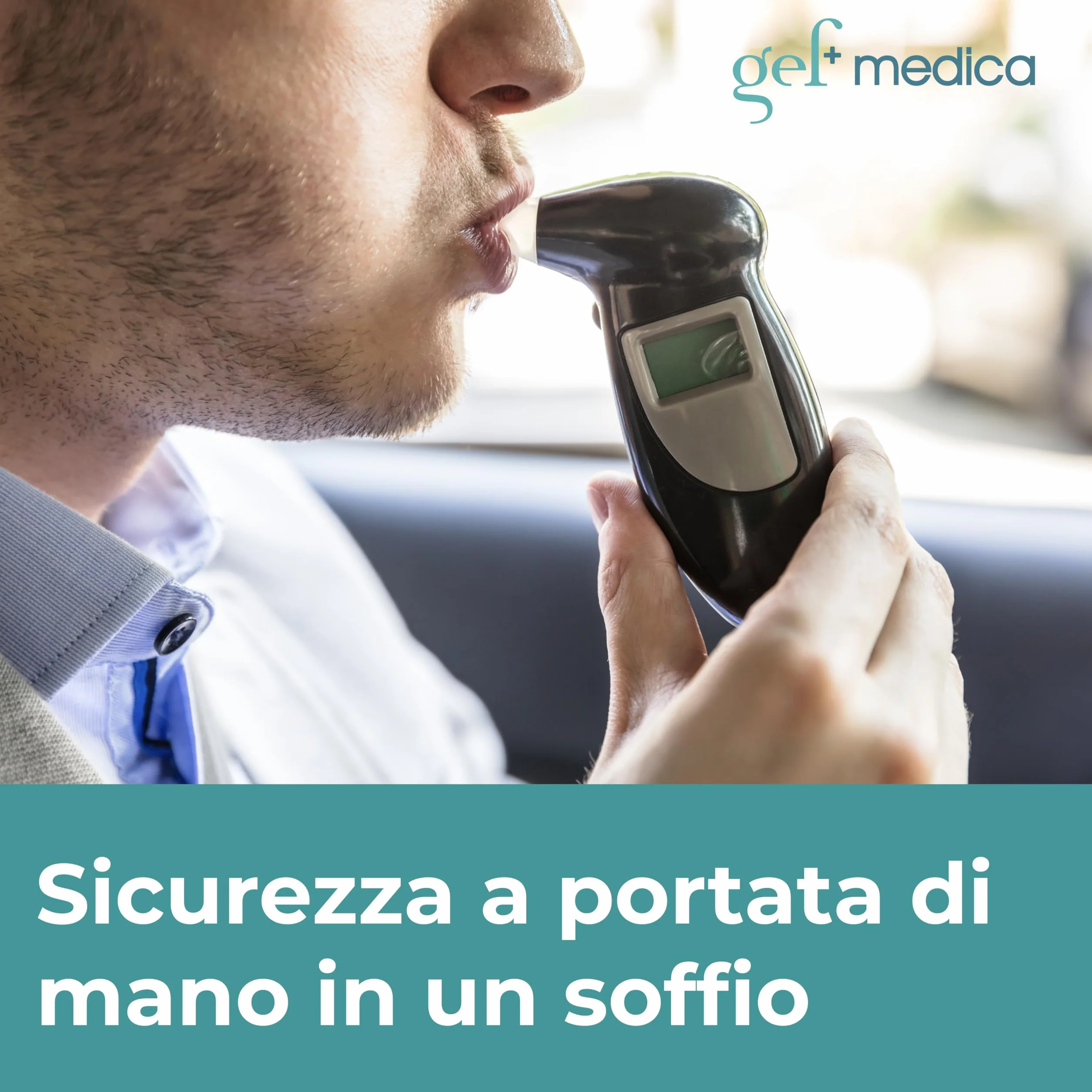 Etilometro Digitale AlcolCheck 3000, Test Rapido del Tasso Alcolemico, Display LCD, Allarme Sonoro, Facile da Usare, Risultato in Pochi Secondi, Compatto e Portatile (1)