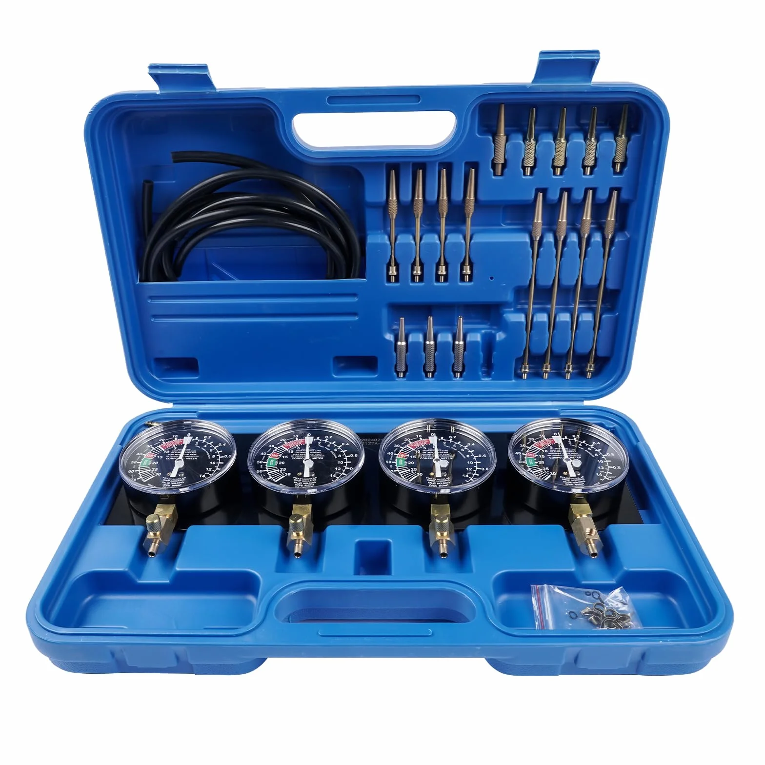 Sincronizzatore Carburatori 4 Vie Blu per Auto Moto Regolazione Motore GLOSSY AUTO PARTS