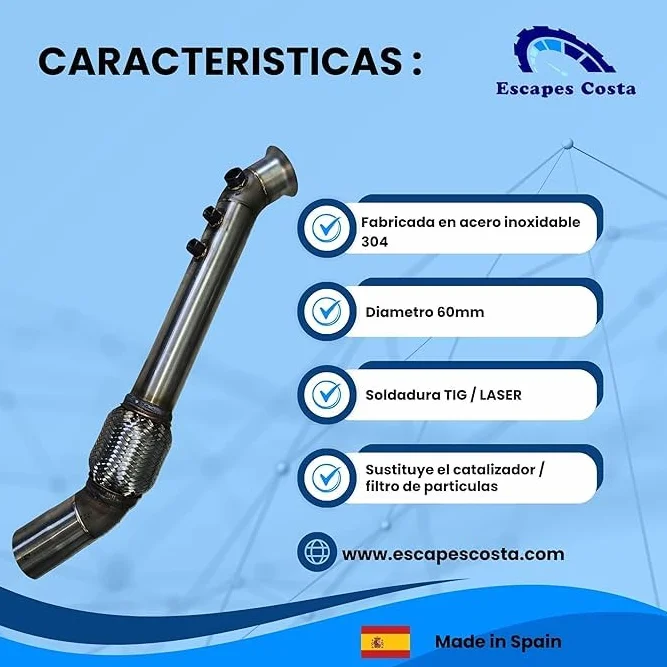 Scarico compatibile con BMW 520d-525d F10 - F11 / Acciaio inossidabile