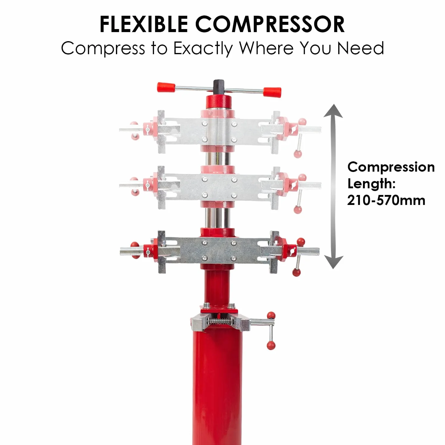 KATSU Compressore per Molle, capacità 2200 libbre, Strumento di Sospensione Manuale per Compressore per Molle Elicoidali per Riparazione di Autoveicoli e Rimozione di Molle per Ammortizzatori