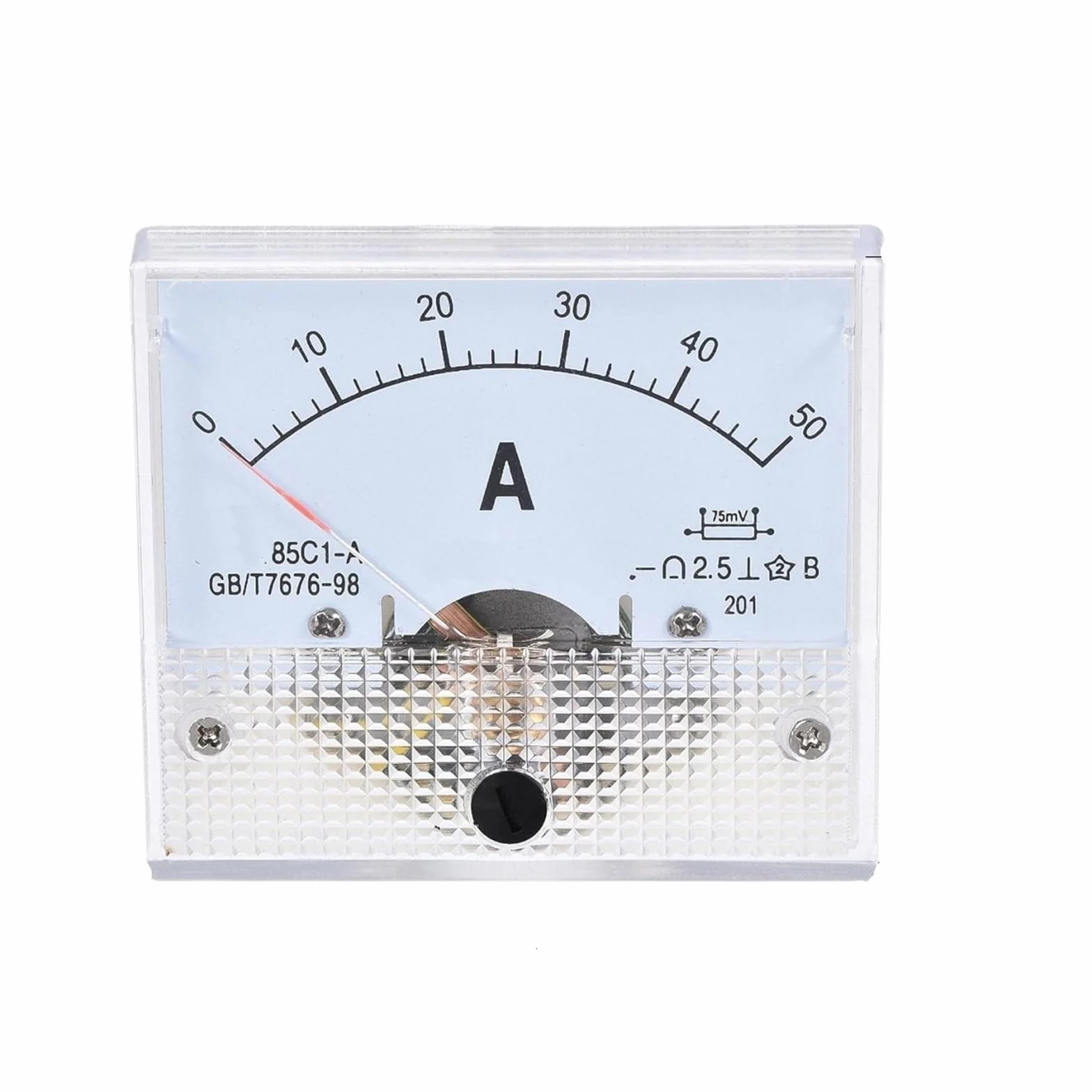 amperometro Amperometro analogico 85C1-A Misuratore di Corrente Continua Misuratore di Corrente Pannello(50A)