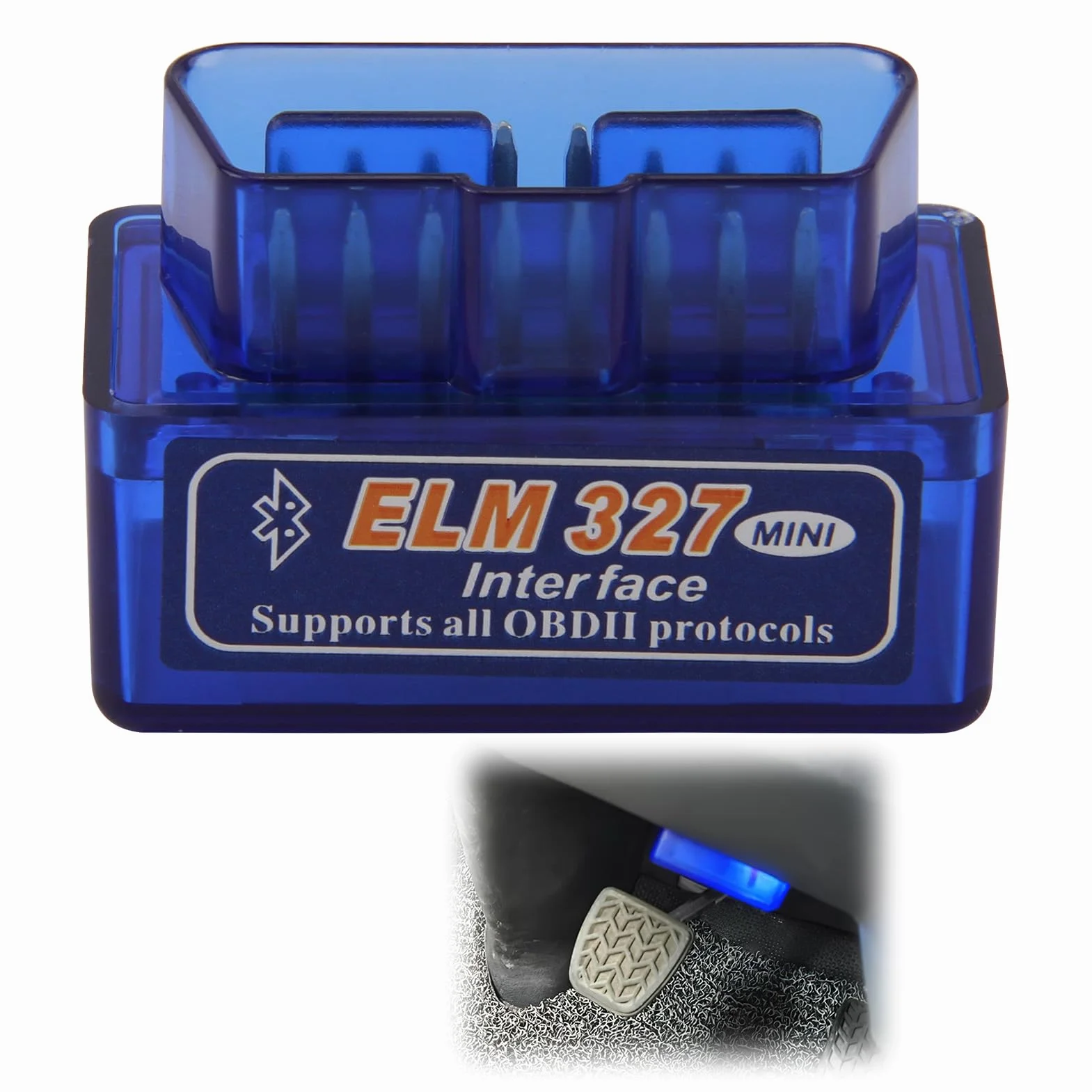 Scanner Diagnostico Auto ELM327 Bluetooth V2.1 OBD2 Multimarca Lettore per iOS Android