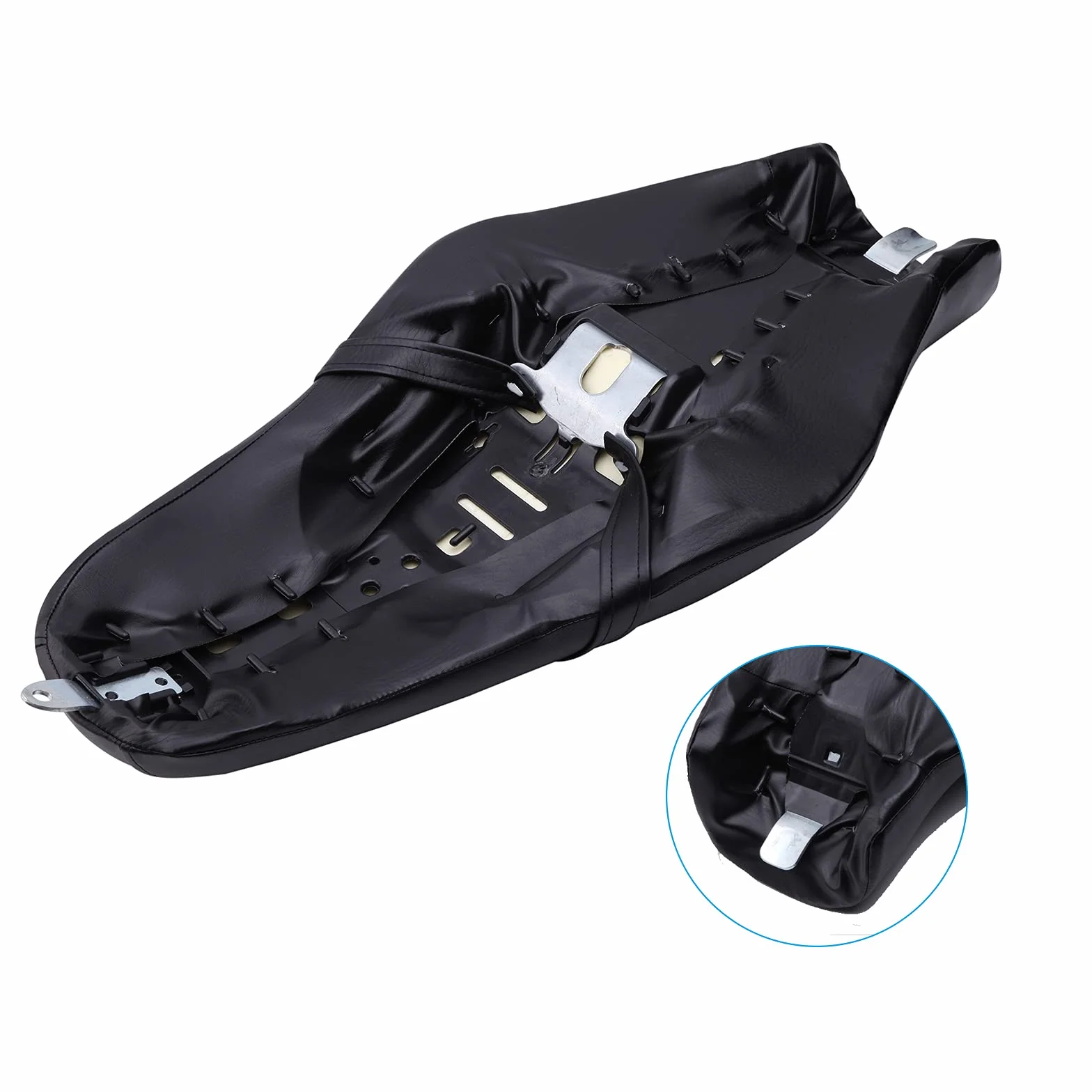 Sedile passeggero moto Sella conducente del a due posteriore 2 up per Sportster XL 883 1200 48 72 Cafe Racer.
