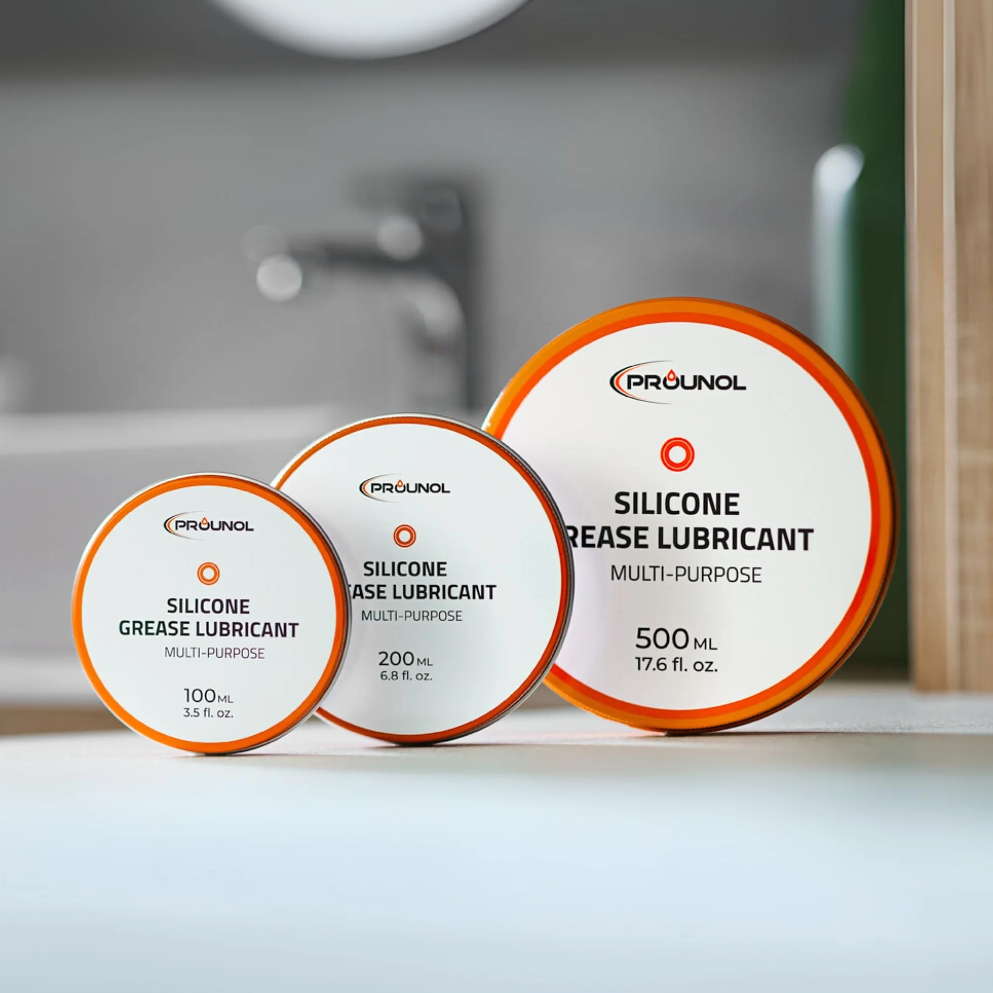 Prounol Grasso al Silicone 100 ml - Grasso Siliconico Multiuso - Pasta Dielettrica - Grasso Lubrificante per Gomma HT Impermeabile - per Guarnizioni auto, Oring, Isolante Elettrico