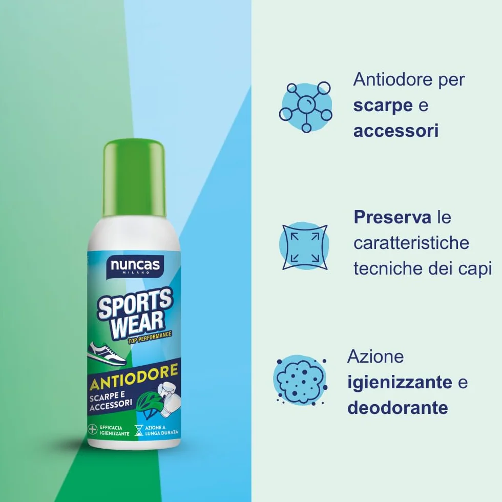 Nuncas Sportswear Spray Rinfrescante Scarpe 150ml