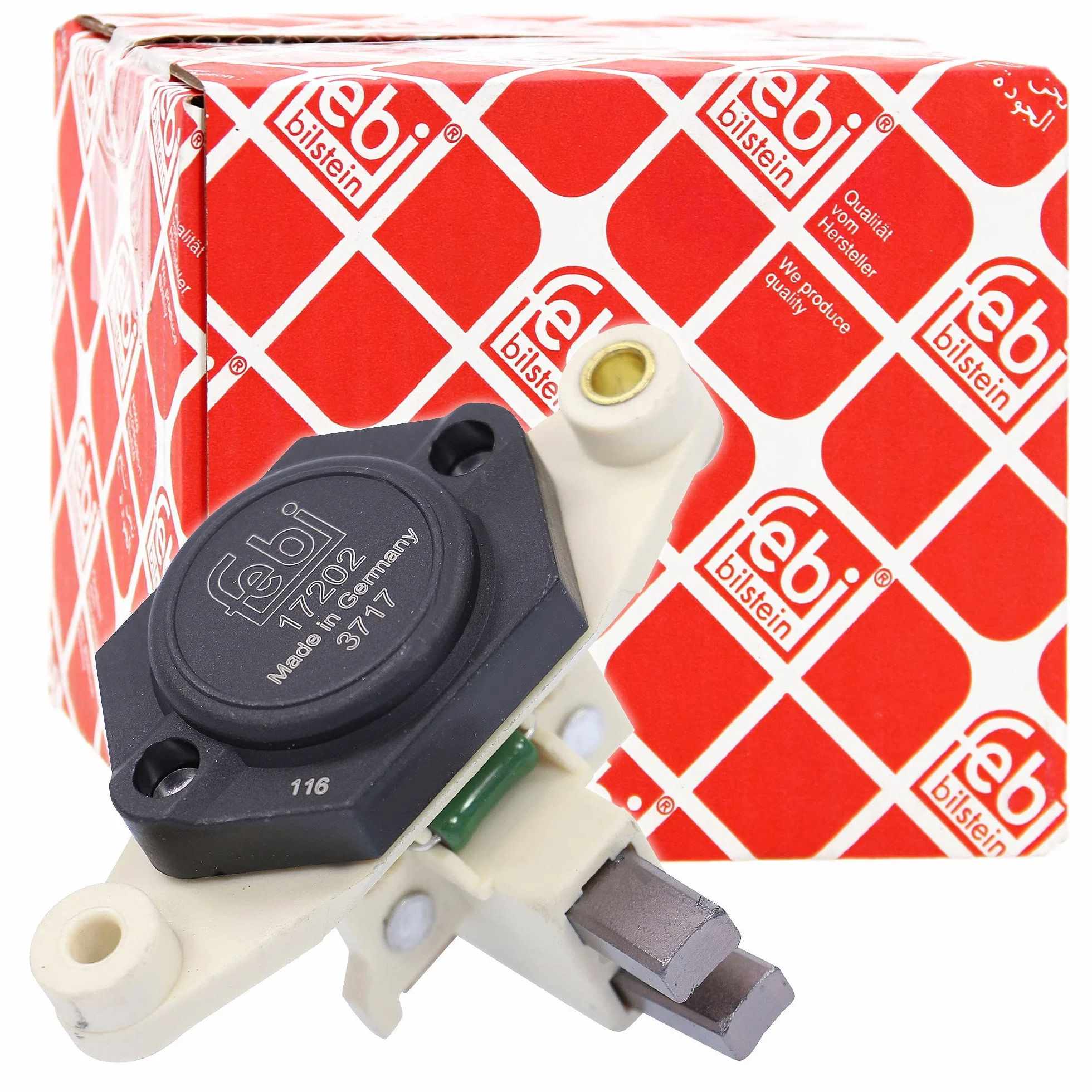 FEBI BILSTEIN Regolatore alternatore 17202 Compatibile con: AUDI 100 C2 Avant, 100 C2 Stufenheck, 100 C3 Avant, 100 C3 Stufenheck, 100 C4 Avant, 100 C4 Stufenheck, 200 C3 Avant, 200 C3 Stufenheck