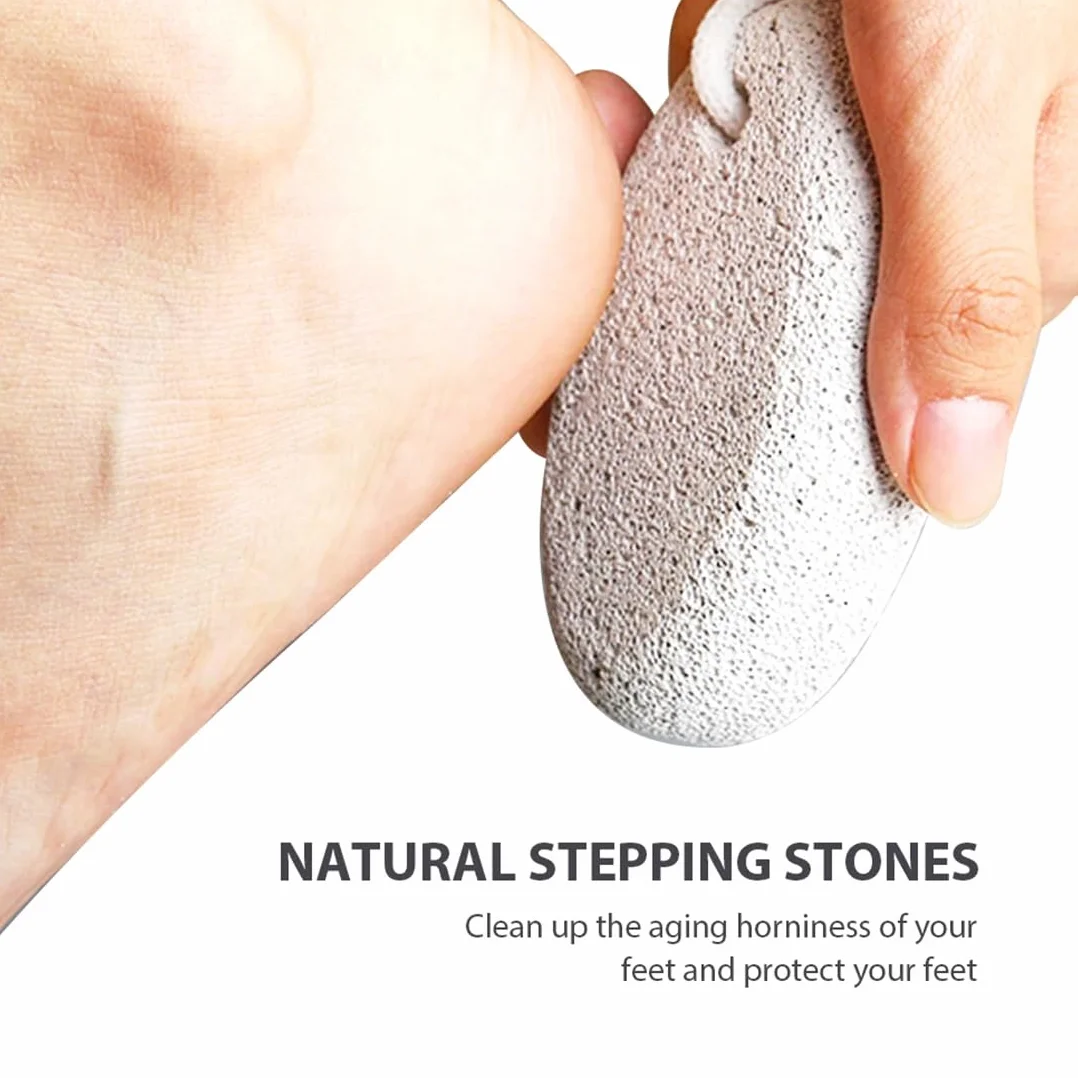 Pietra Pomice Naturale per Piedi, 2 Pezzi Lava Pedicure Tools, Esfoliazione Rimuovere Pelle Morta