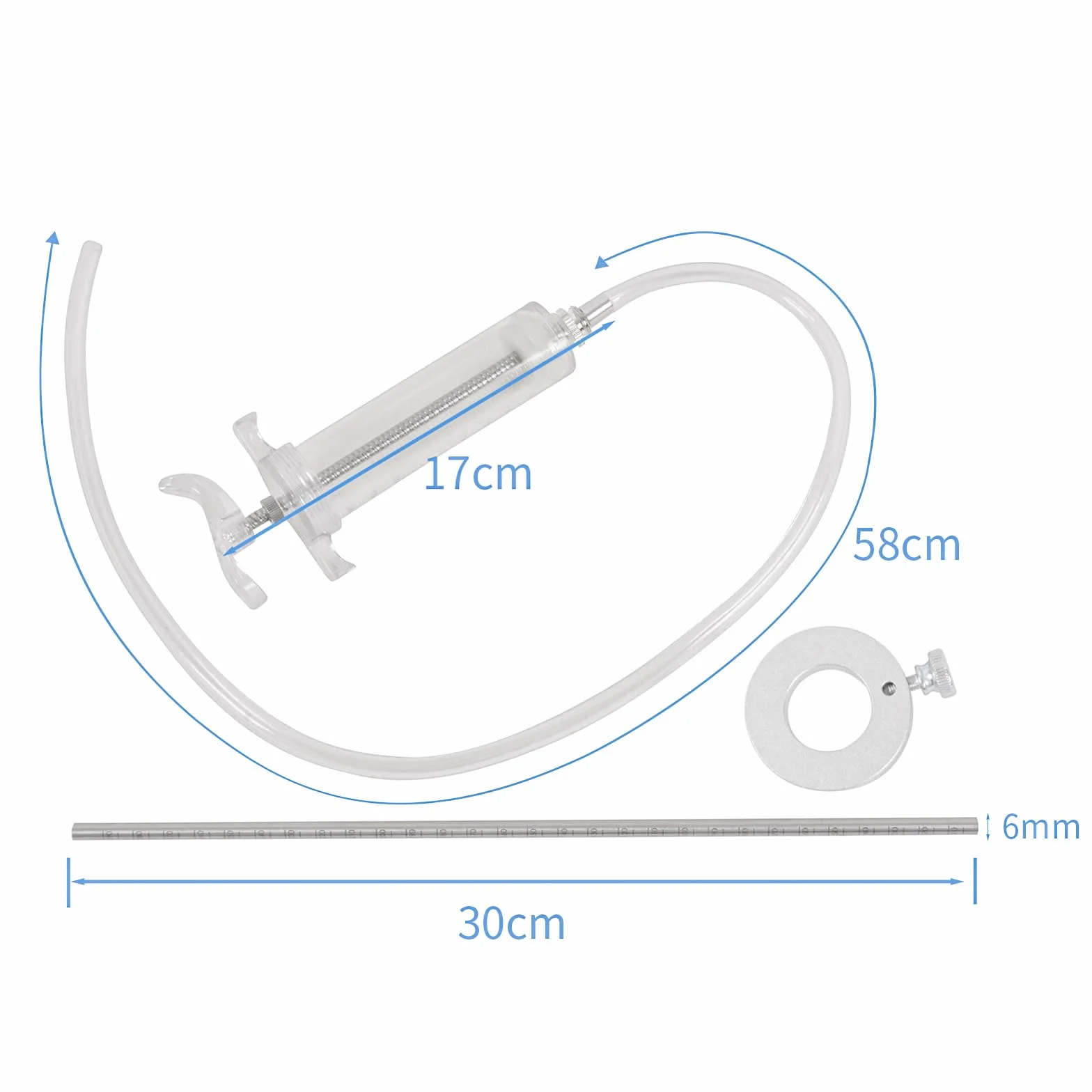 MOTO4U Kit di attrezzi per manutenzione forcella moto (strumento indicatore livello olio forcella e compressore molla forcella), per la manutenzione della moto e la sintonizzazione delle sospensioni