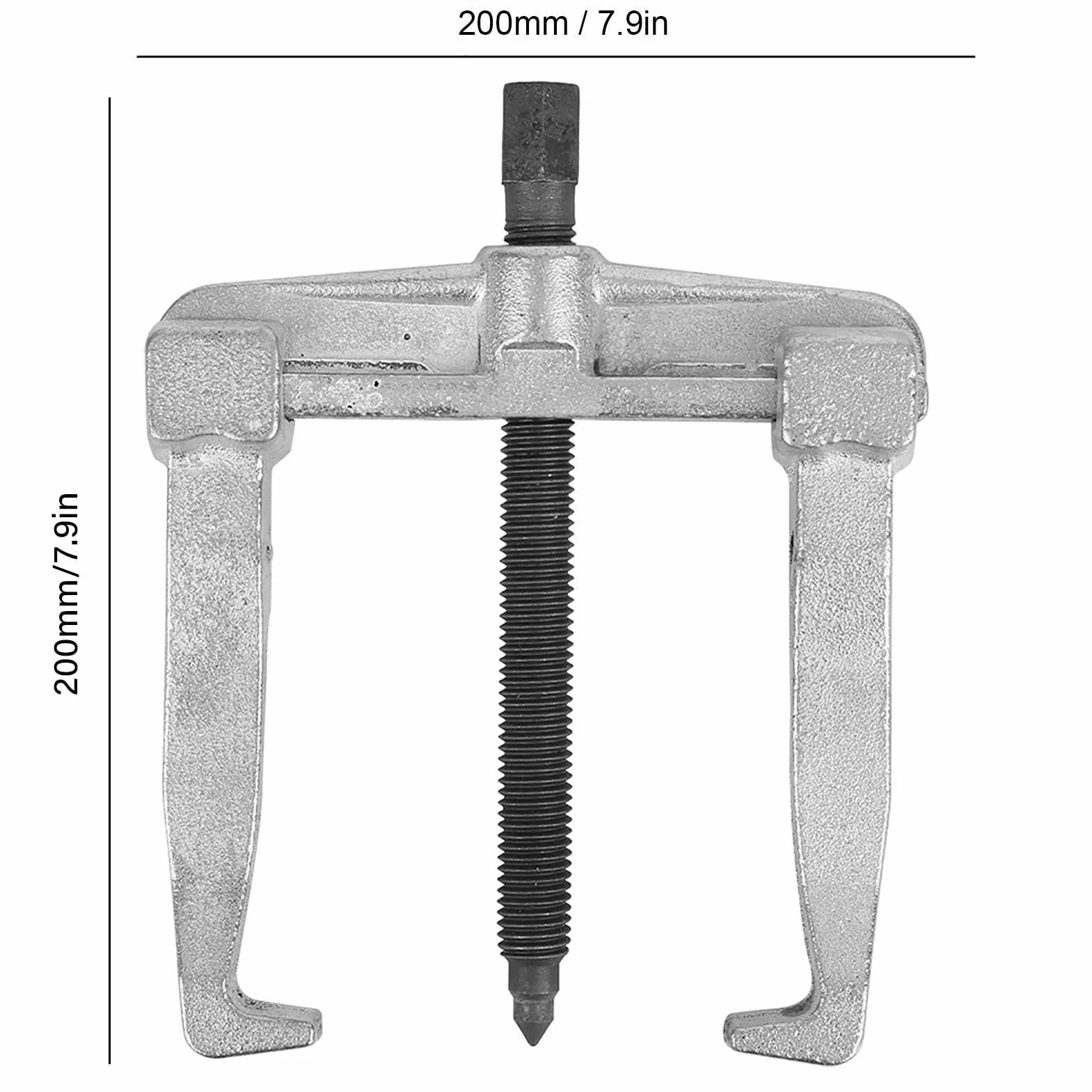 250mm 2 ganasce Estrattori separati Attrezzo per smontaggio cuscinetti tavolo Accessori per riparazioni automatiche per cuscinetti meccanici