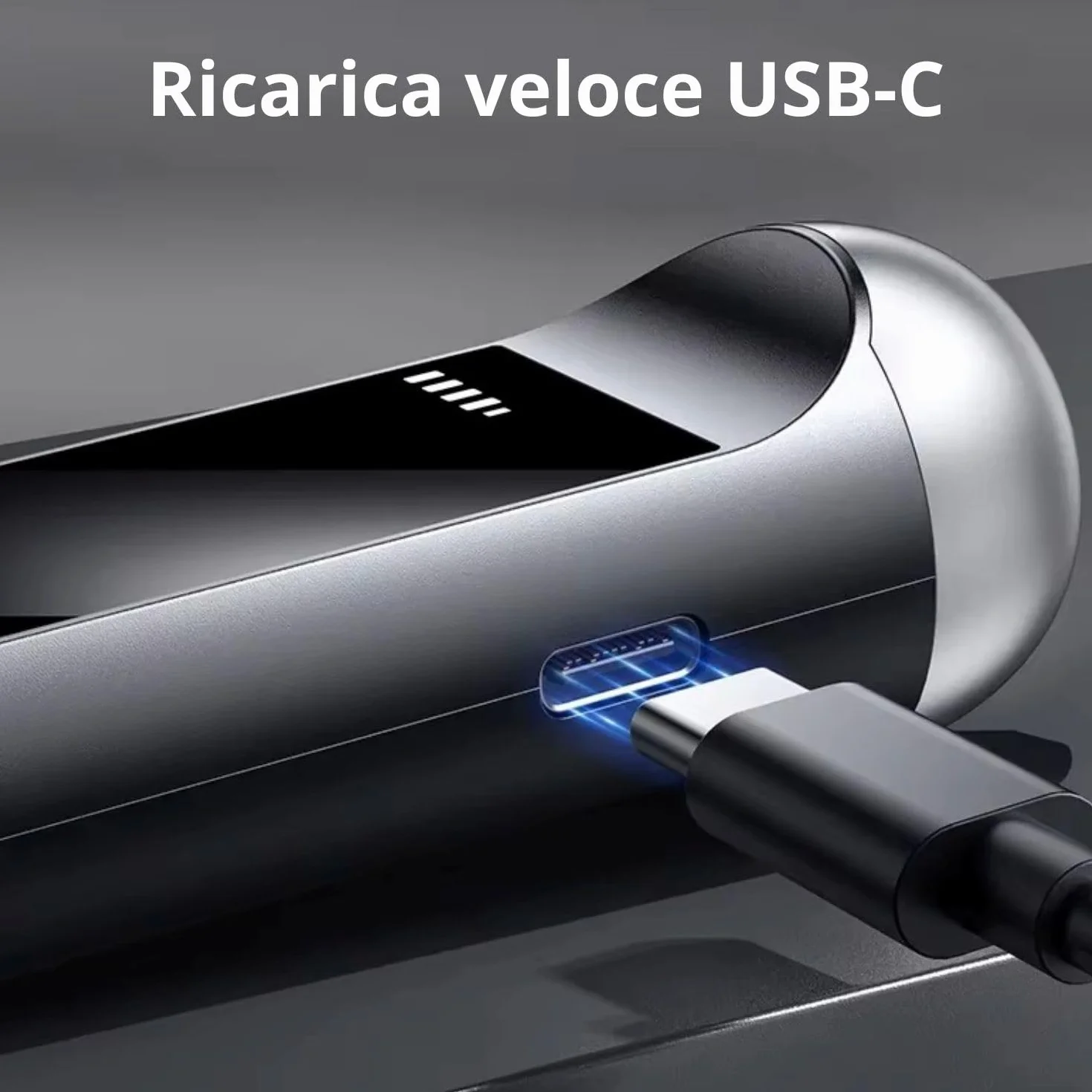 domyno Etilometro Portatile Alcol Test con Display LCD Tascabile Carica USB Alta precisione Certificato CE