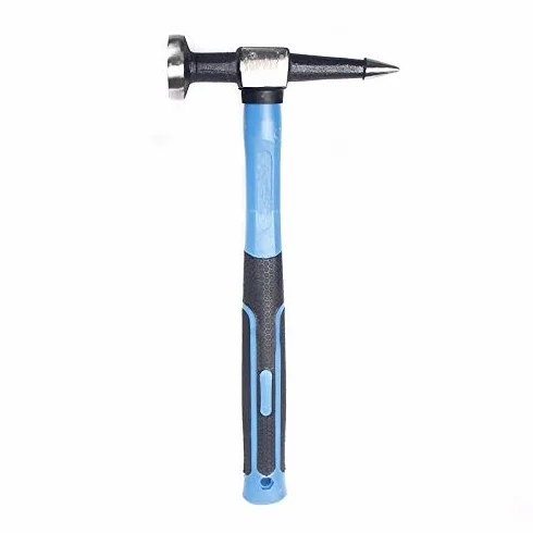 TOPWAY 7 Pezzi kit attrezzi da officina riparazione carrozzeria auto con manici in fibra di vetro, Professionale kit di martelli e tassi per carrozziere 454230
