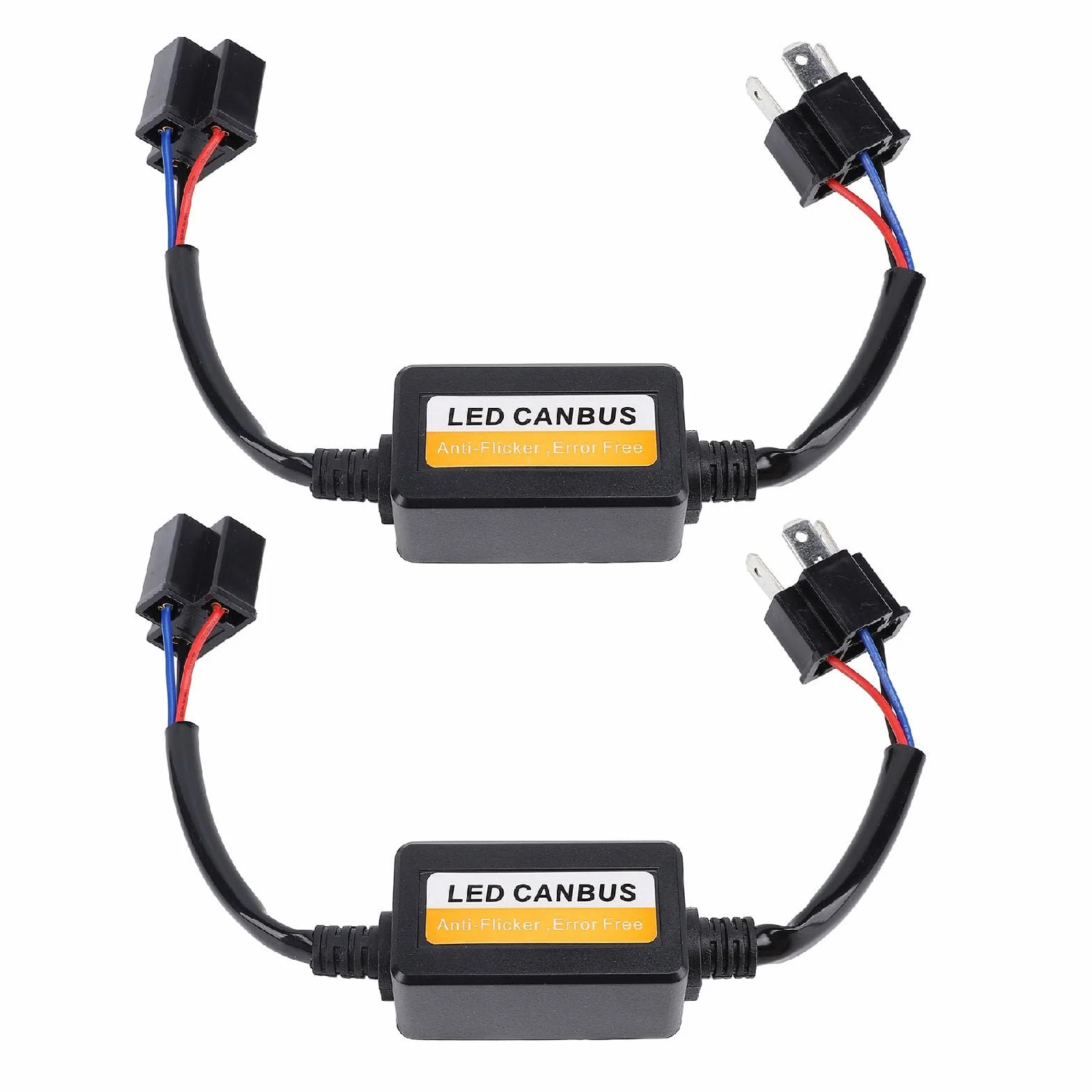 WALFRONT H4 LED CanBus Decoder Eliminazione Interferenze 2PCS per Lampade
