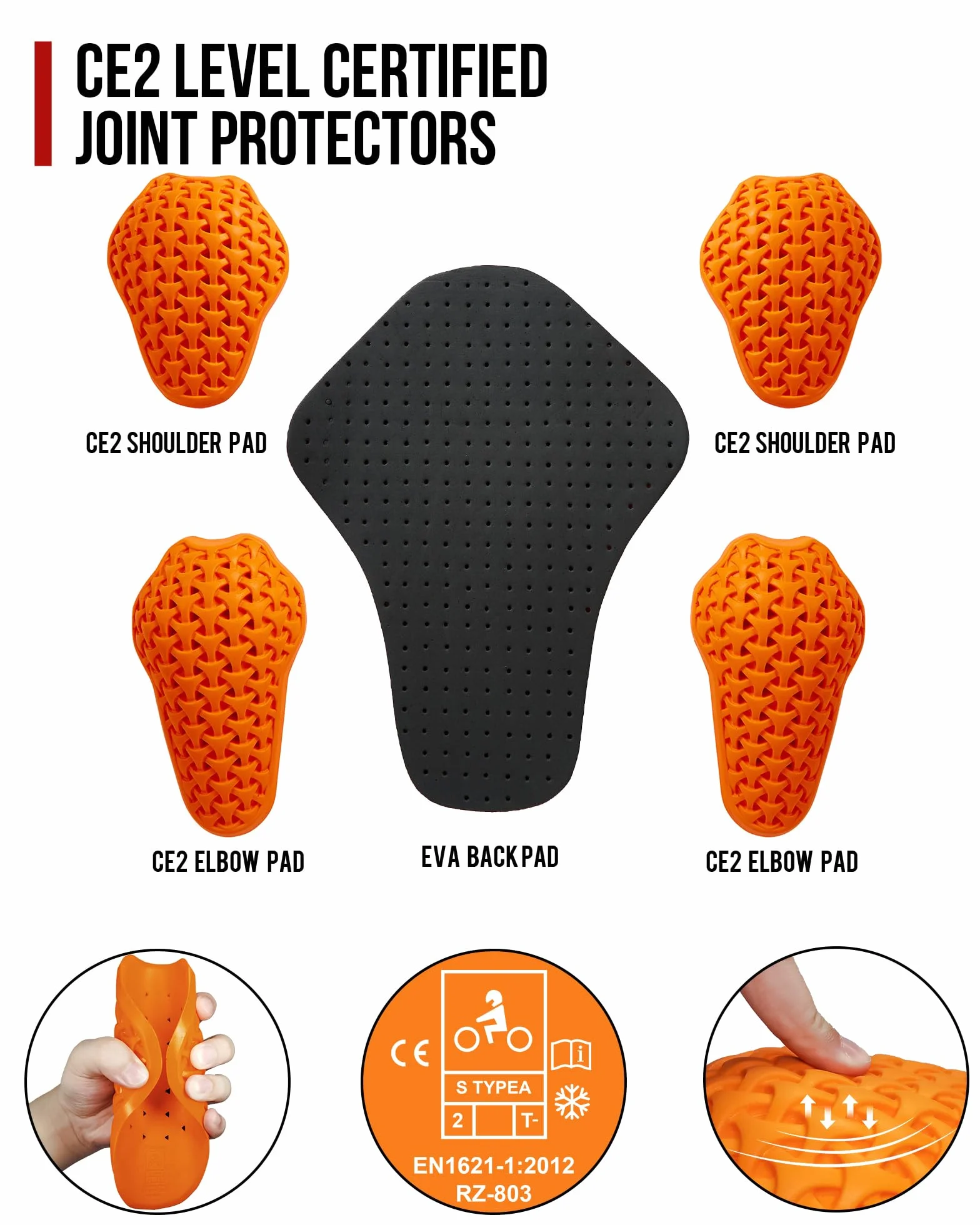 IRON JIA'S Giacca da moto Uomo Protezioni da moto certificate rimovibili Estate Equitazione Mesh Traspirante Confortevole Uomo Giacca Biker Nero