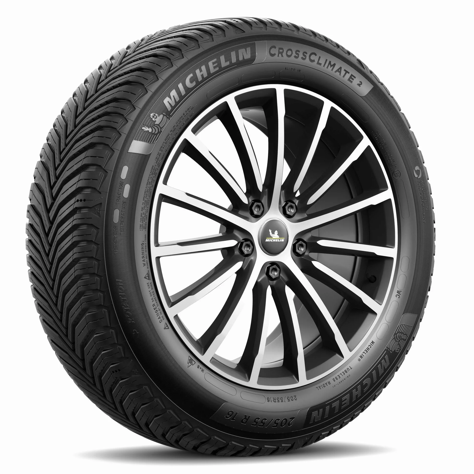 Pneumatico Tutte le stagioni Michelin CROSSCLIMATE 2 205/55R16 91V