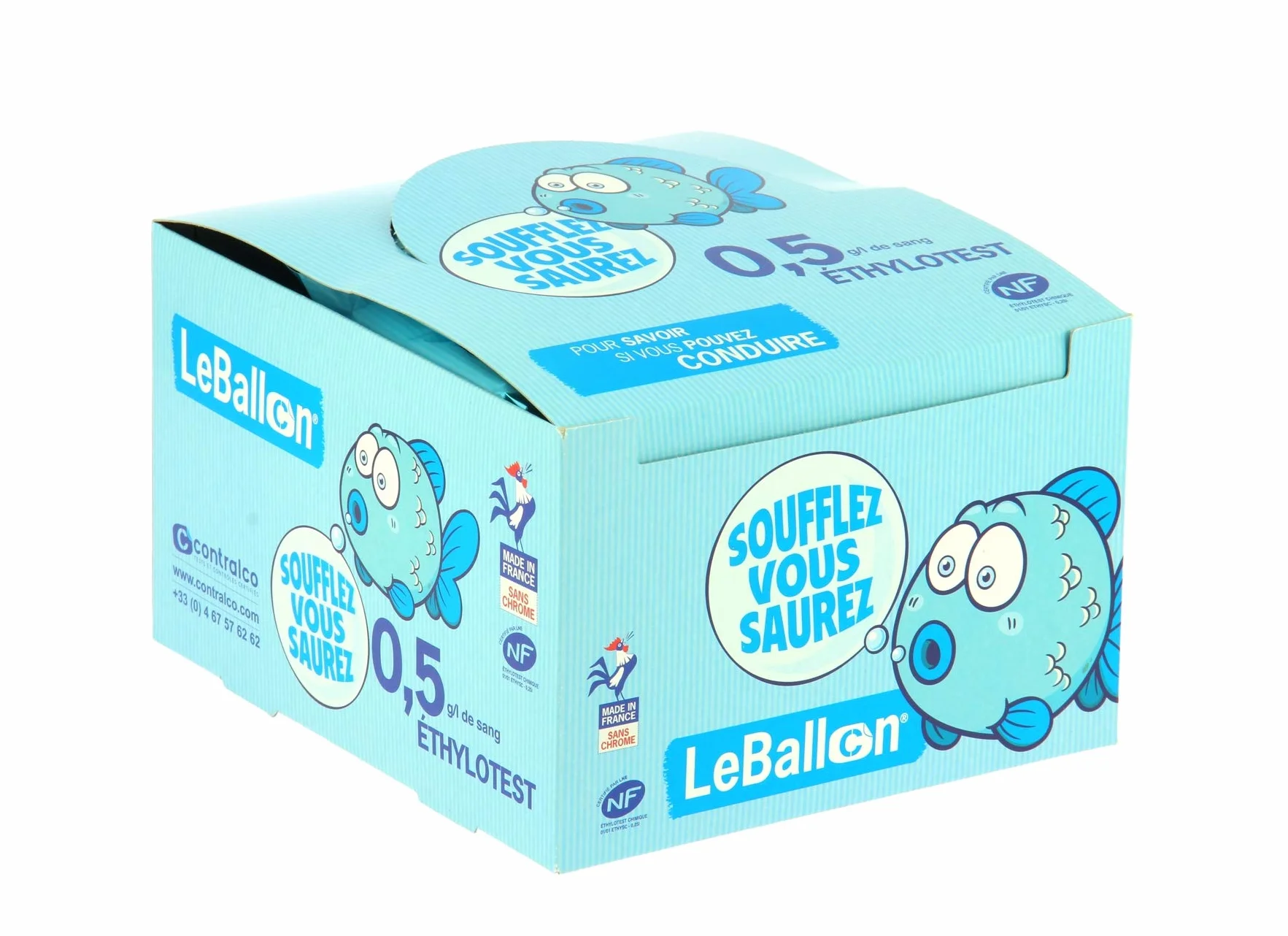 Le Ballon - Bustina da 1 etilometro 0,5 g/l NF