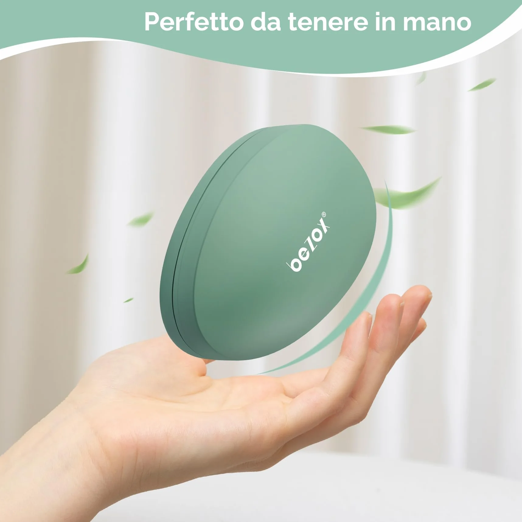 BEZOX Lima per piedi e rimozione calli in nano-vetro 2 in 1 - Rimozione calli efficace per piedi vellutati
