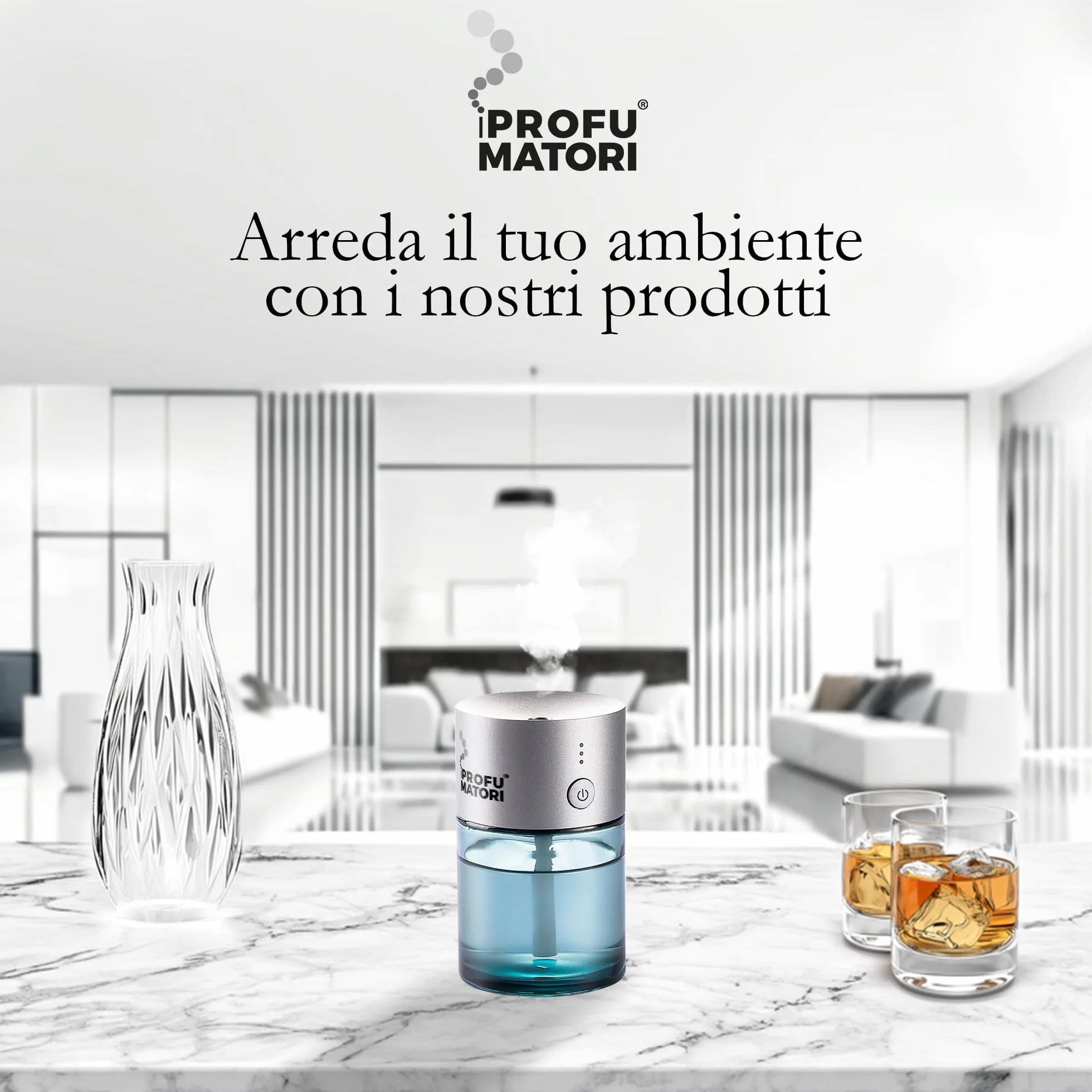 Profumatore auto elettrico ricaricabile USB Vento di Gallura 80 ml