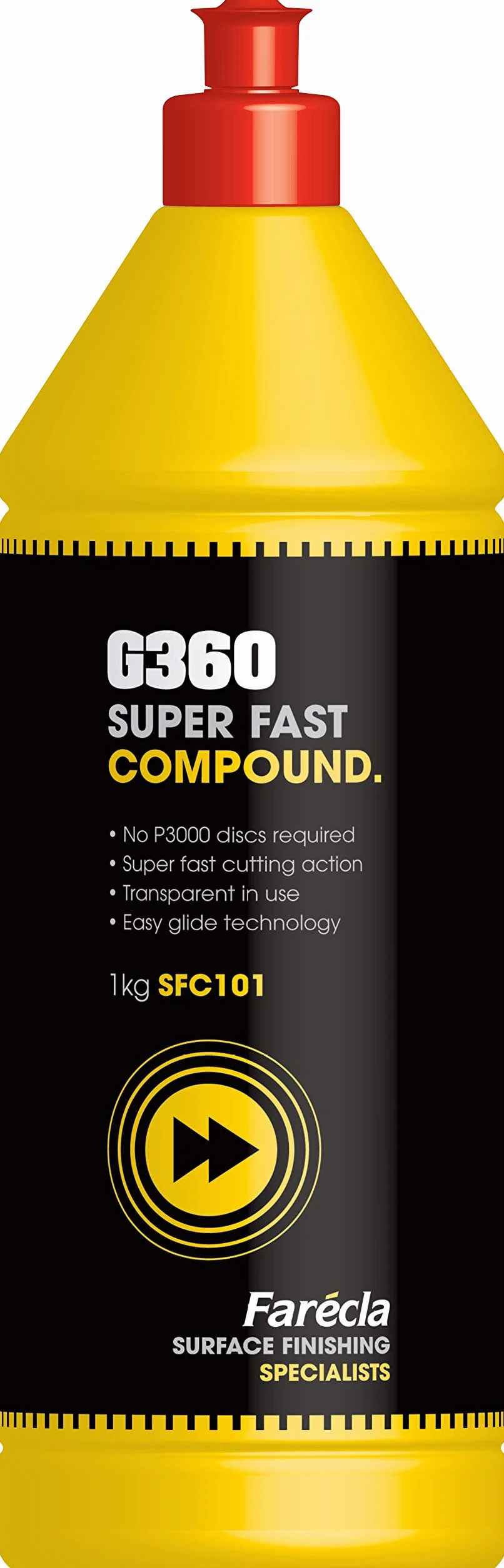 FARECLA G360 SFC101 Super Fast Compound, tappo rosso, 1kg