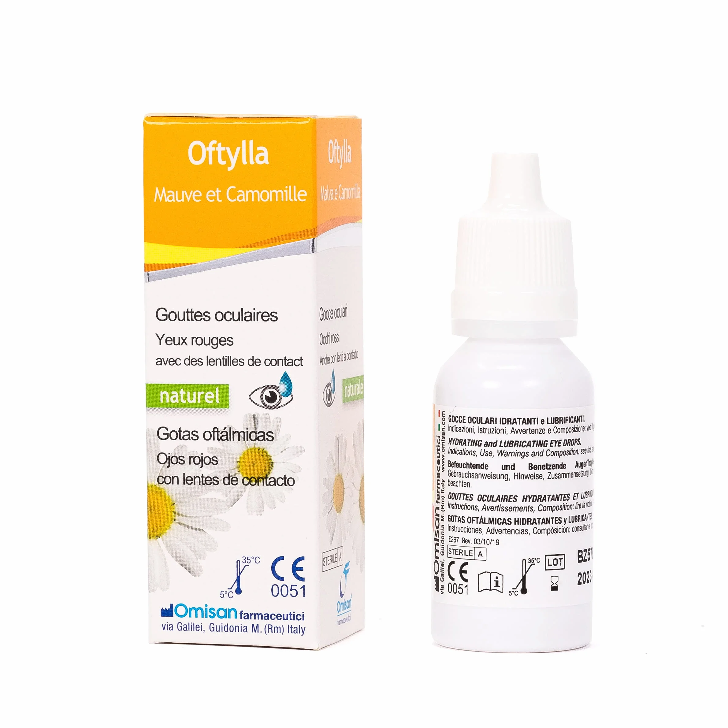 Oftylla Gocce oculari Camomilla Malva 15 ml