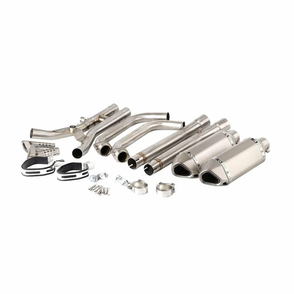 Tubo Scarico Per TDM 900 2002-2013 Scarico Per Moto Per TDM900 Con Tubo Di Collegamento Centrale, Tubo Di Scarico, Marmitta, Tubo Di Scarico, Tubo Centrale
