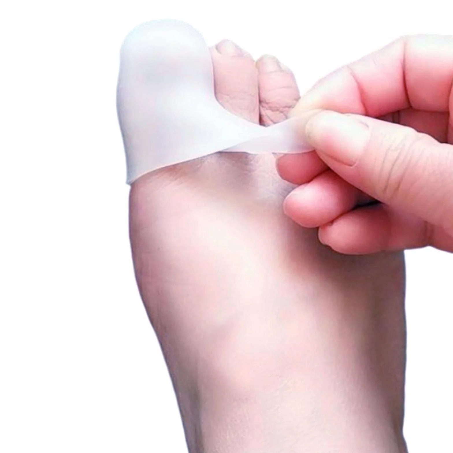 Protezione copri Alluce in silicone 4 pezzi per calli vesciche unghie incarnite