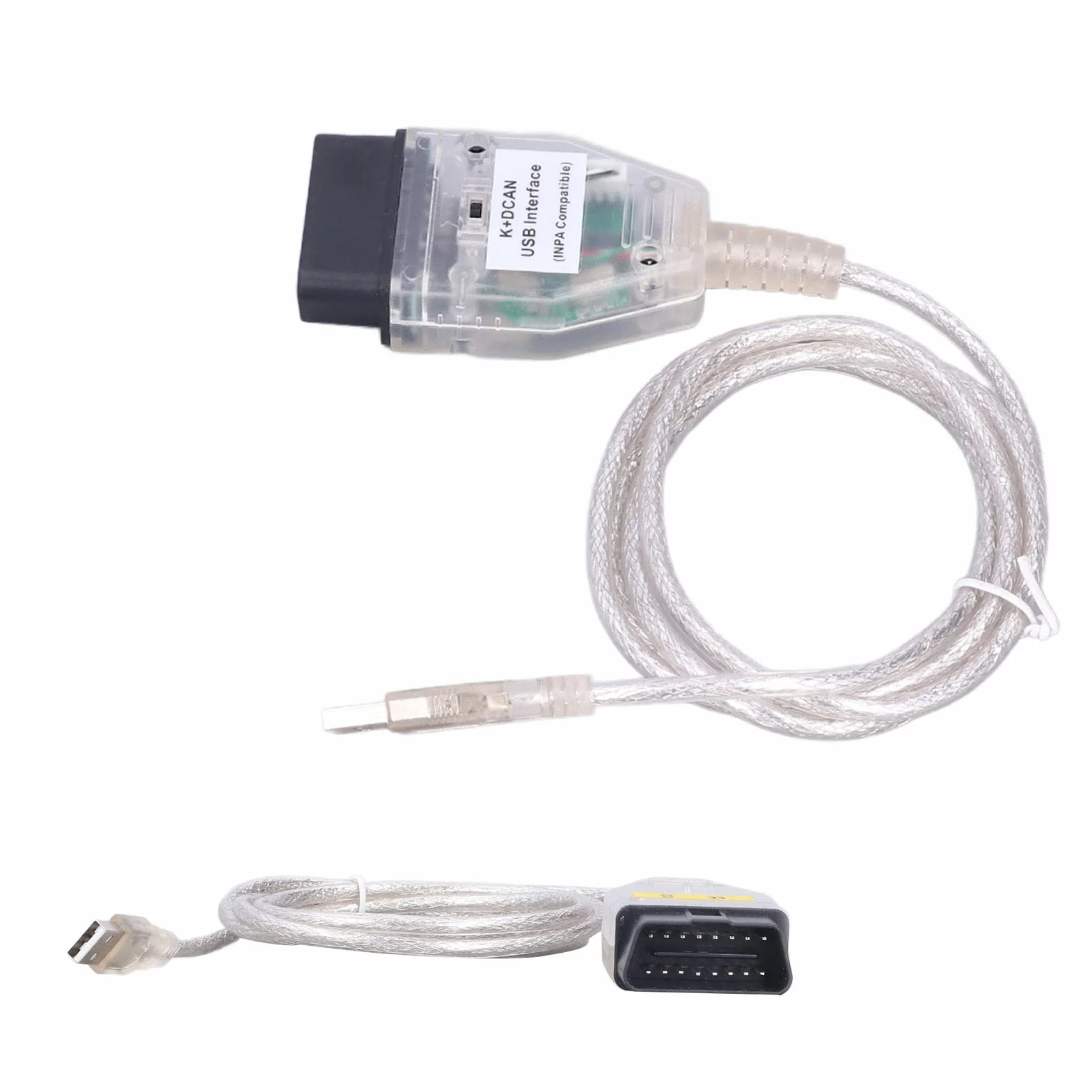 Cavo USB K+DCAN OBD2 Diagnostico Auto per Programmazione Driver