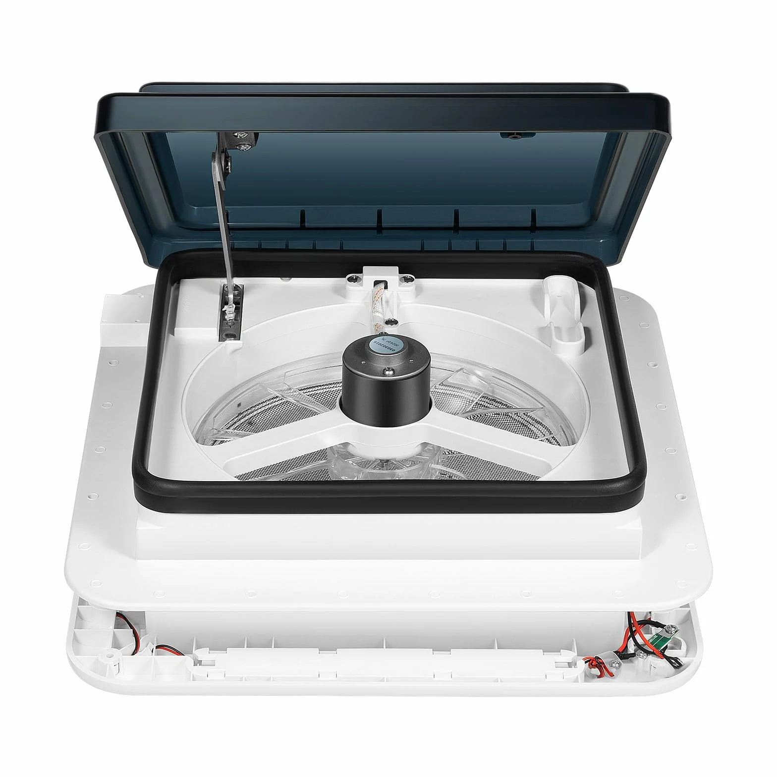 MINRS Ventilatore da tetto per camper con luce LED 12 V 36 x 36 cm