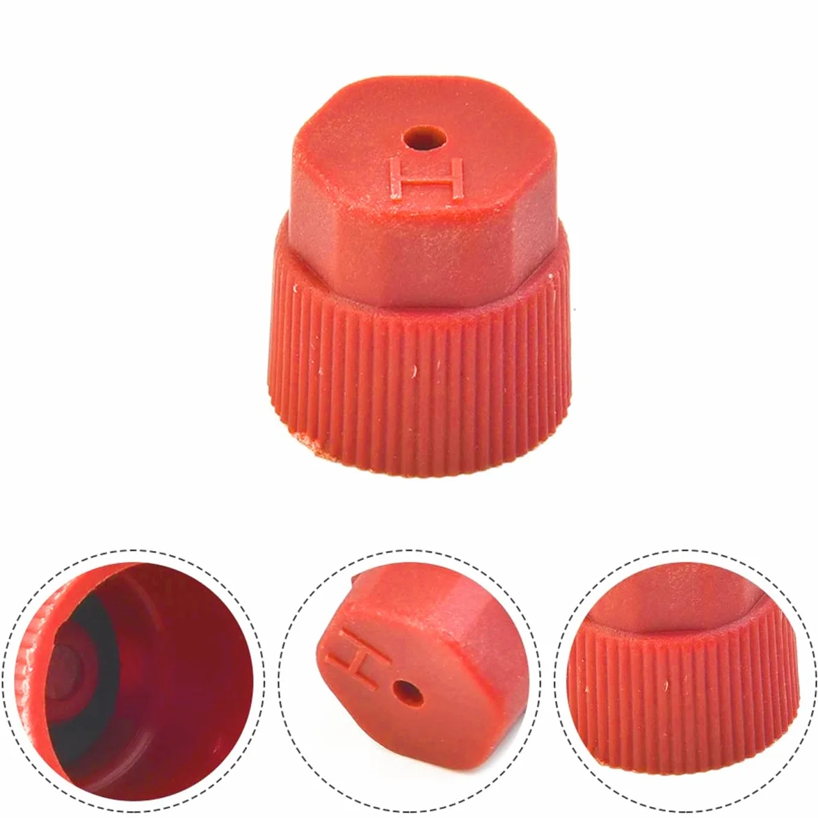 10 Pezzi Auto AC Sistema Valvola Tappo Porta Ricarica Cap High Low Side Kit Accessori