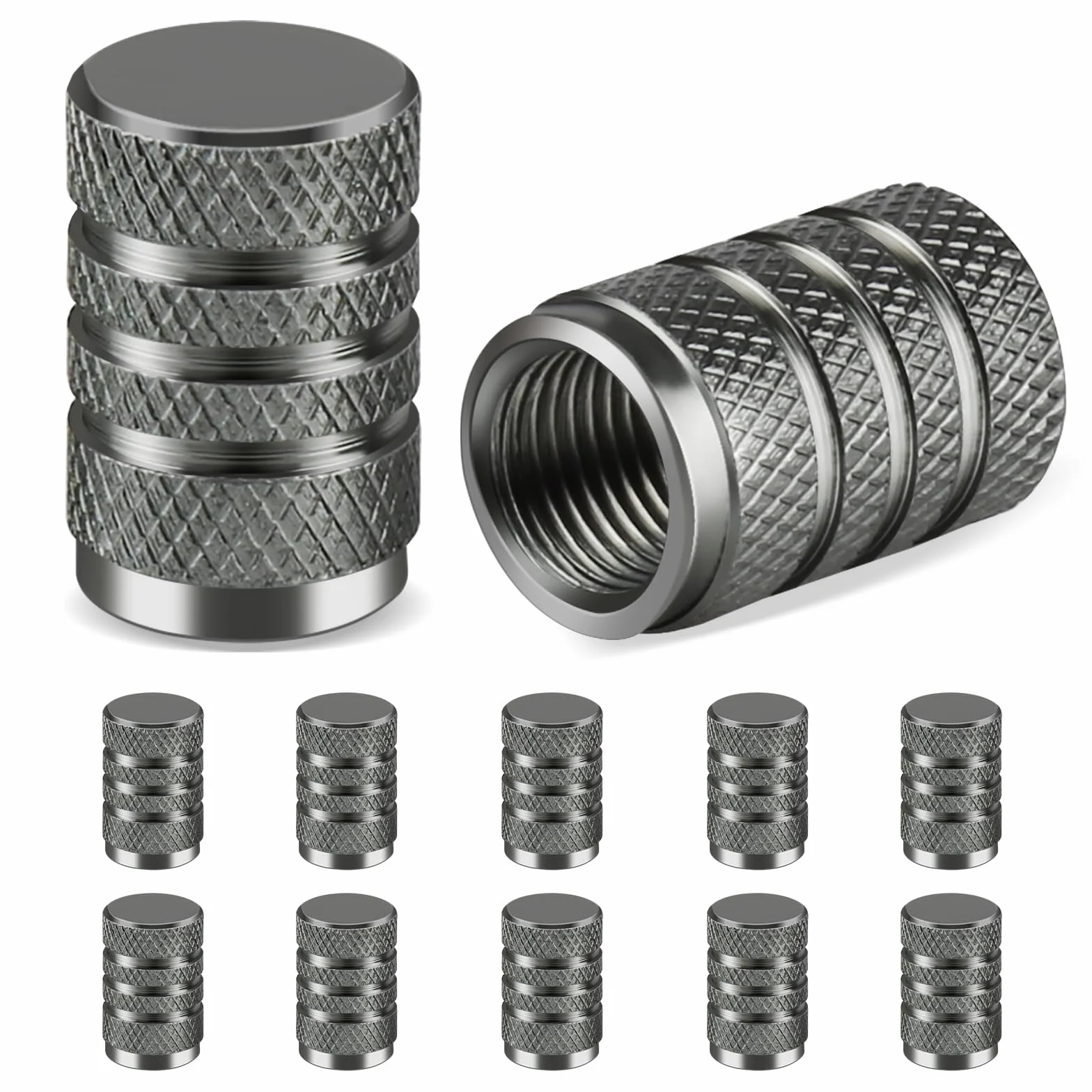 12 tappi per valvole universali in alluminio per pneumatici auto camion SUV moto bicicletta