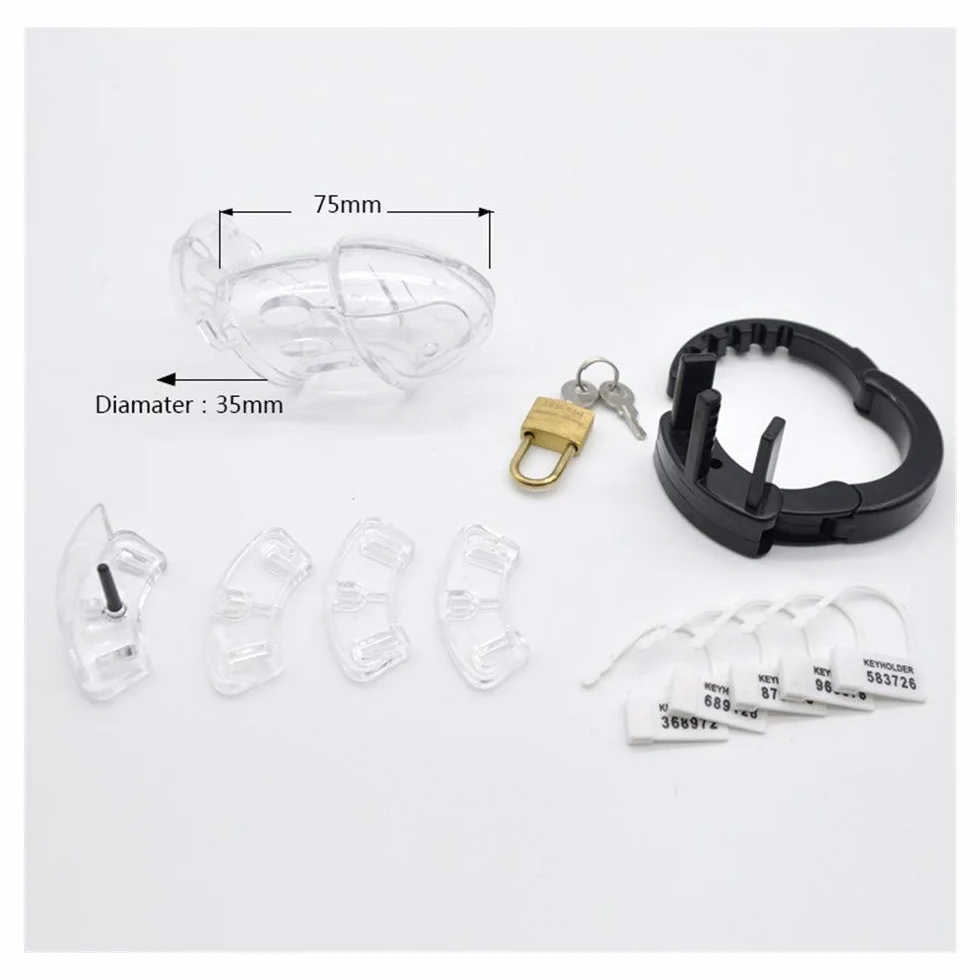 EKIDAZ Gabbia Principale Regolabile in Plastica Set Trasparente