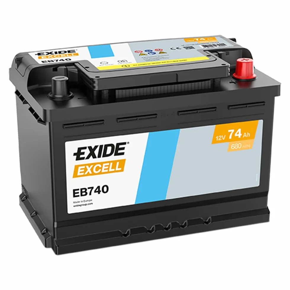 EXIDE EB740 batteria Auto, Nero, 278x175x190