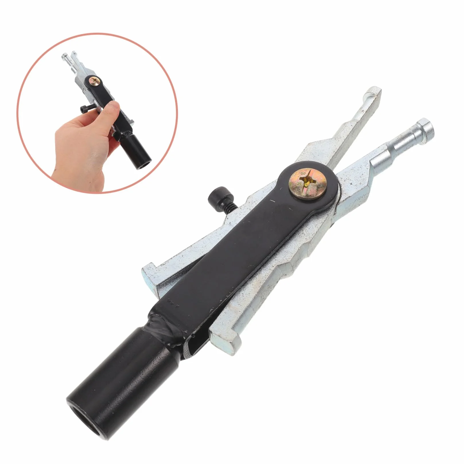 Amosfun Estrattore per Cuscinetti Interno in Acciaio con Colletti Espandibili, Massima Versatilità per Fai-da-Te e Uso Professionale su Tosaerba e Cuscinetti