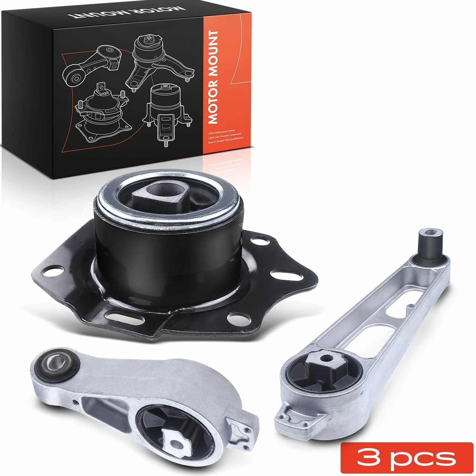 Frankberg 2x Supporti Motore 1x Supporto del cambio Compatibile con PT Cruiser 2.0 2.4 Combi Van