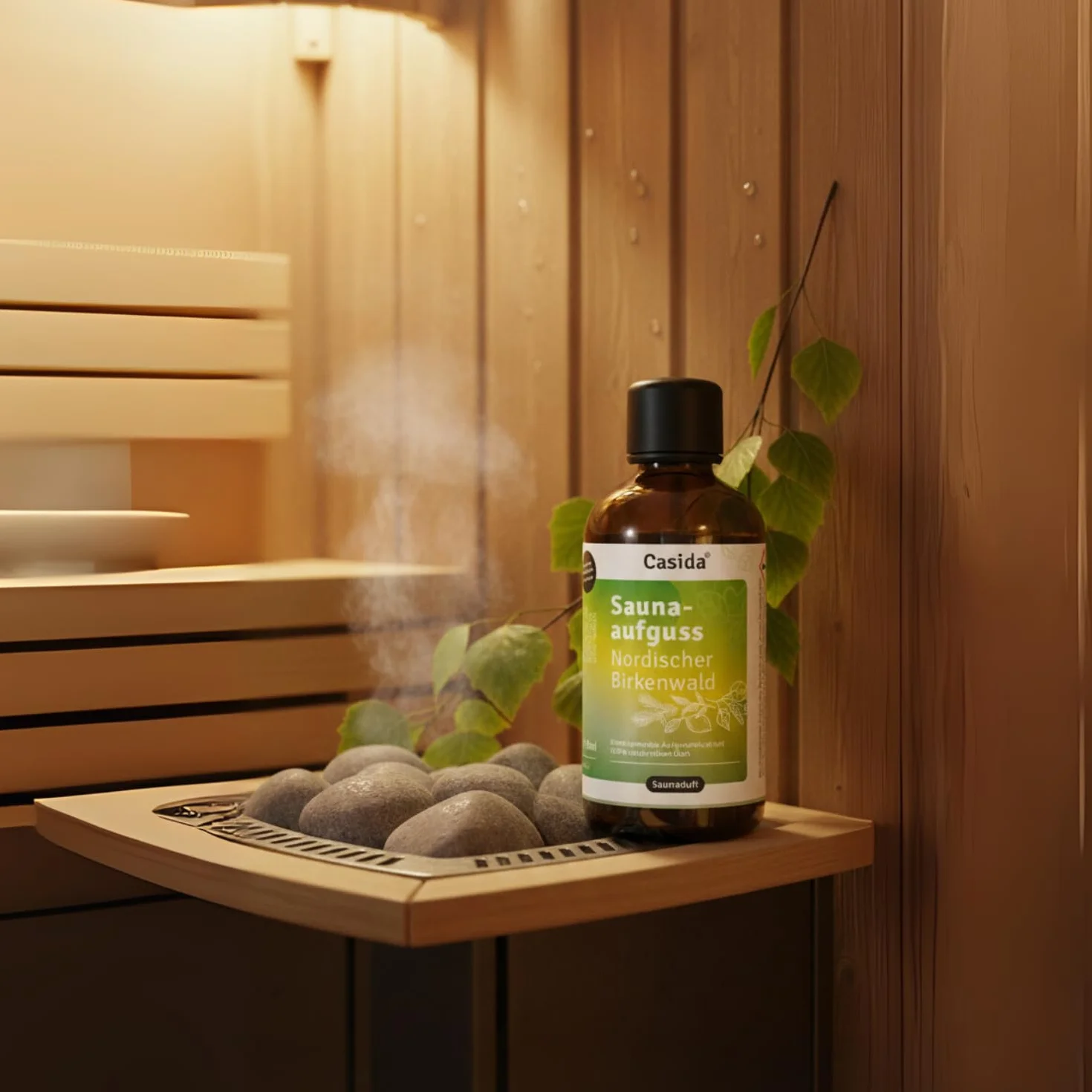 Casida Infusione per sauna con oli essenziali naturali betulla eucalipto abete rosso limone 100 ml