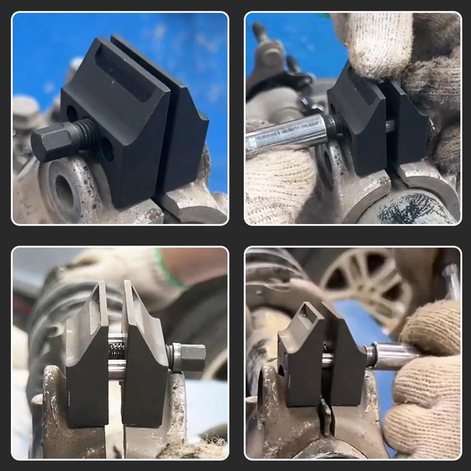 Strumento Rimozione Delle Nocche Dello Sterzo Strumento Rimozione Montanti Strumento Rimozione Montanti Mozzo Diviso Strumento per Rimozione Degli Ammortizzatori dell Auto per Vari Veicoli e Modelli