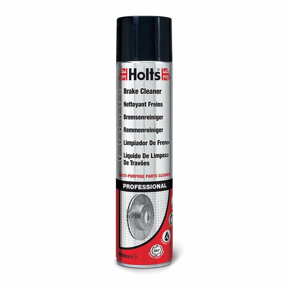 Holts, 0131, Spray detergente per freni e per parti del veicolo, manutenzione e pulizia auto, bomboletta spray, 600 ml, 12 pezzi