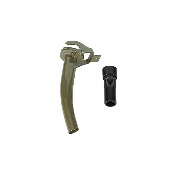 Metallo Jerry Can 10L Benzina Diesel Contenitore Carburante Beccuccio Verde