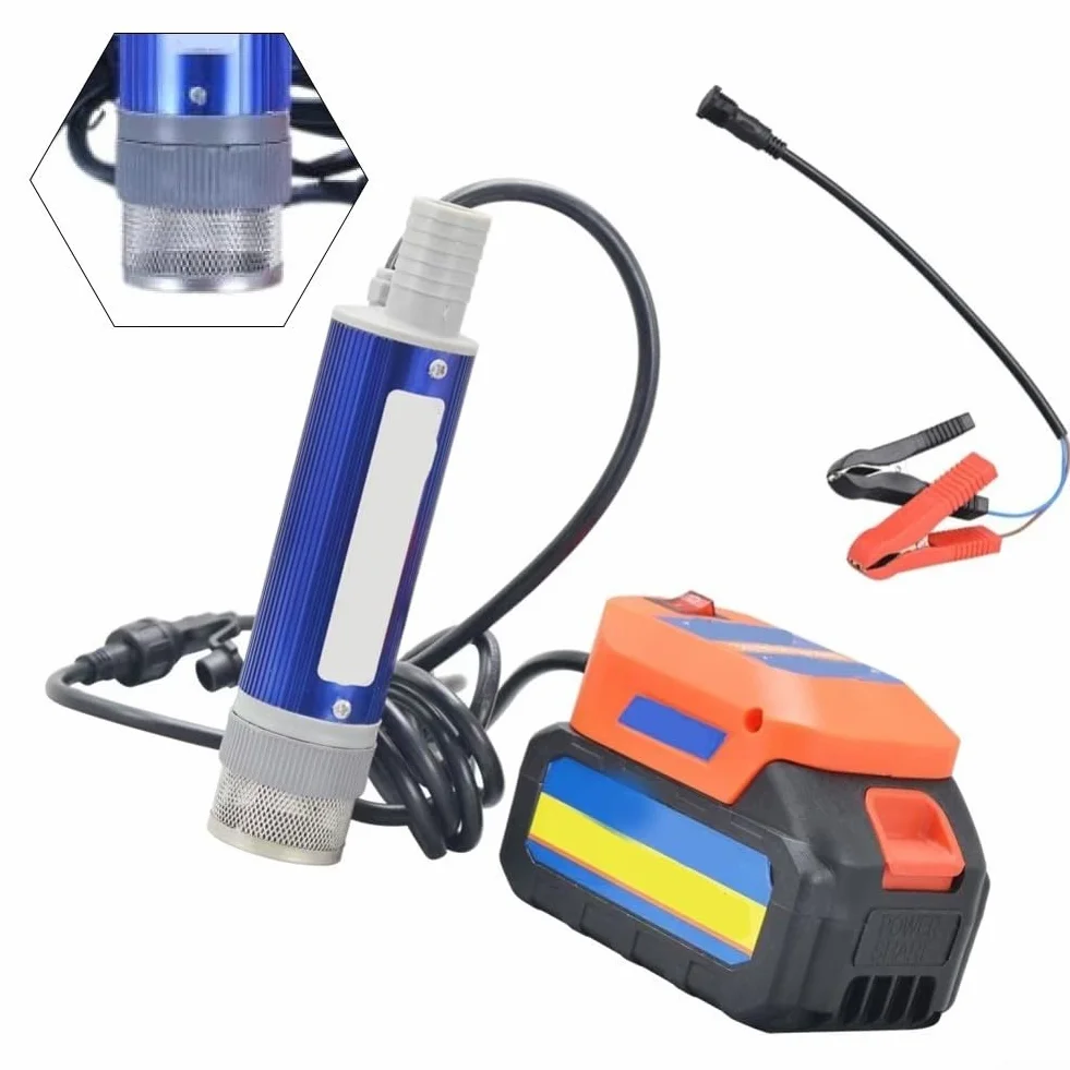 Pompa a Batteria 18 V Ioni di Litio per Diesel, Olio e Acqua