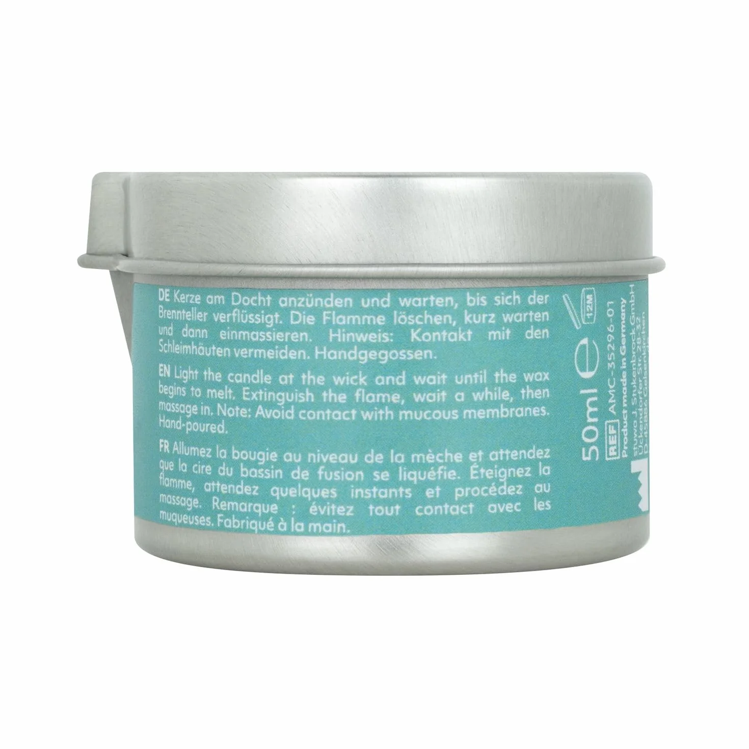AMORELIE Care Candela da massaggio profumata alla vaniglia 50ml