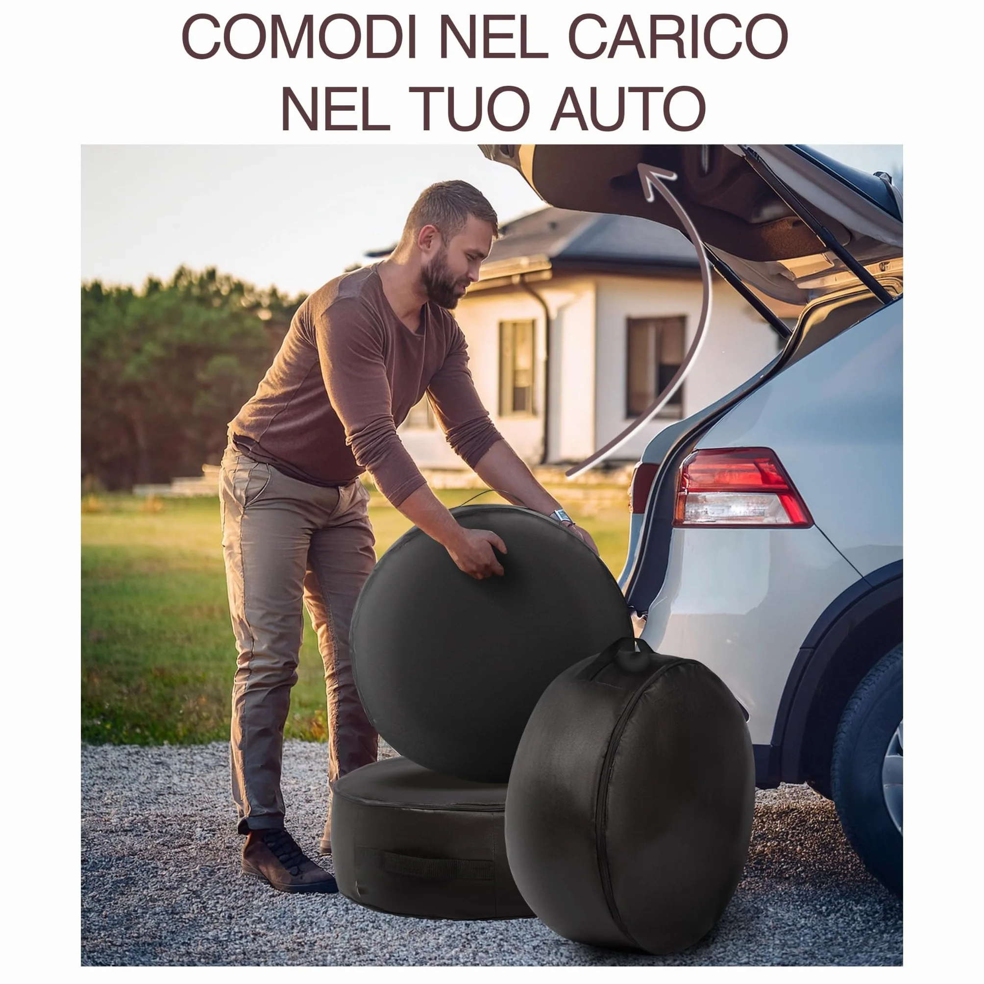 Sacca per Gomma Auto 3XL Impermeabile Custodia Resistente Stoccaggio Protezione Pneumatico