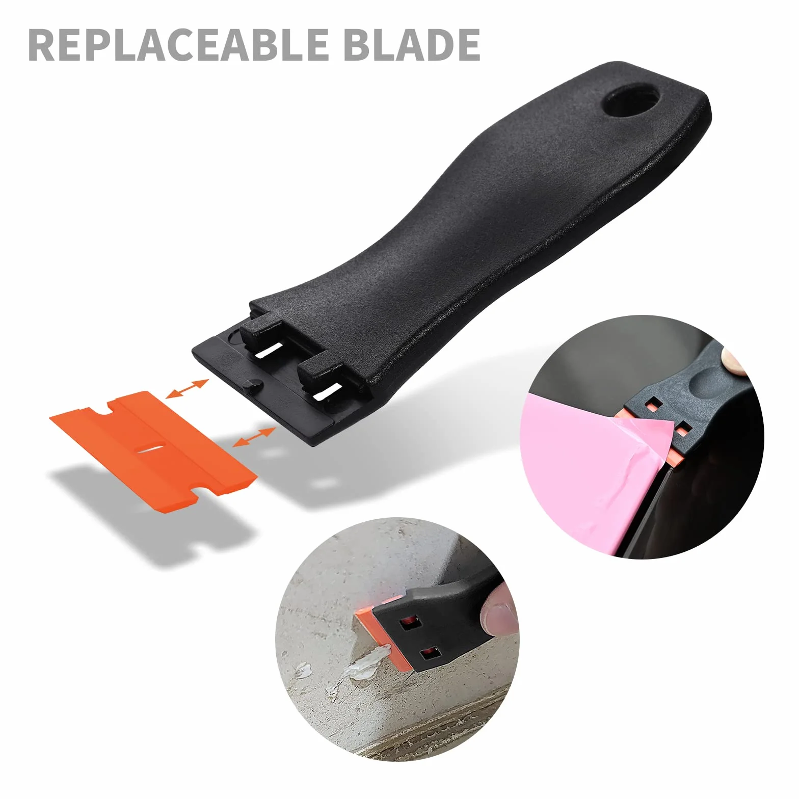 EHDIS Kit Vinile Applicazione Adesivi Auto, per Pellicola per Installazione Pellicole Auto Cellulare DIY, Film per mobili, Kit Pellicola di Alta qualità con Taglierino Professionale e Spatole