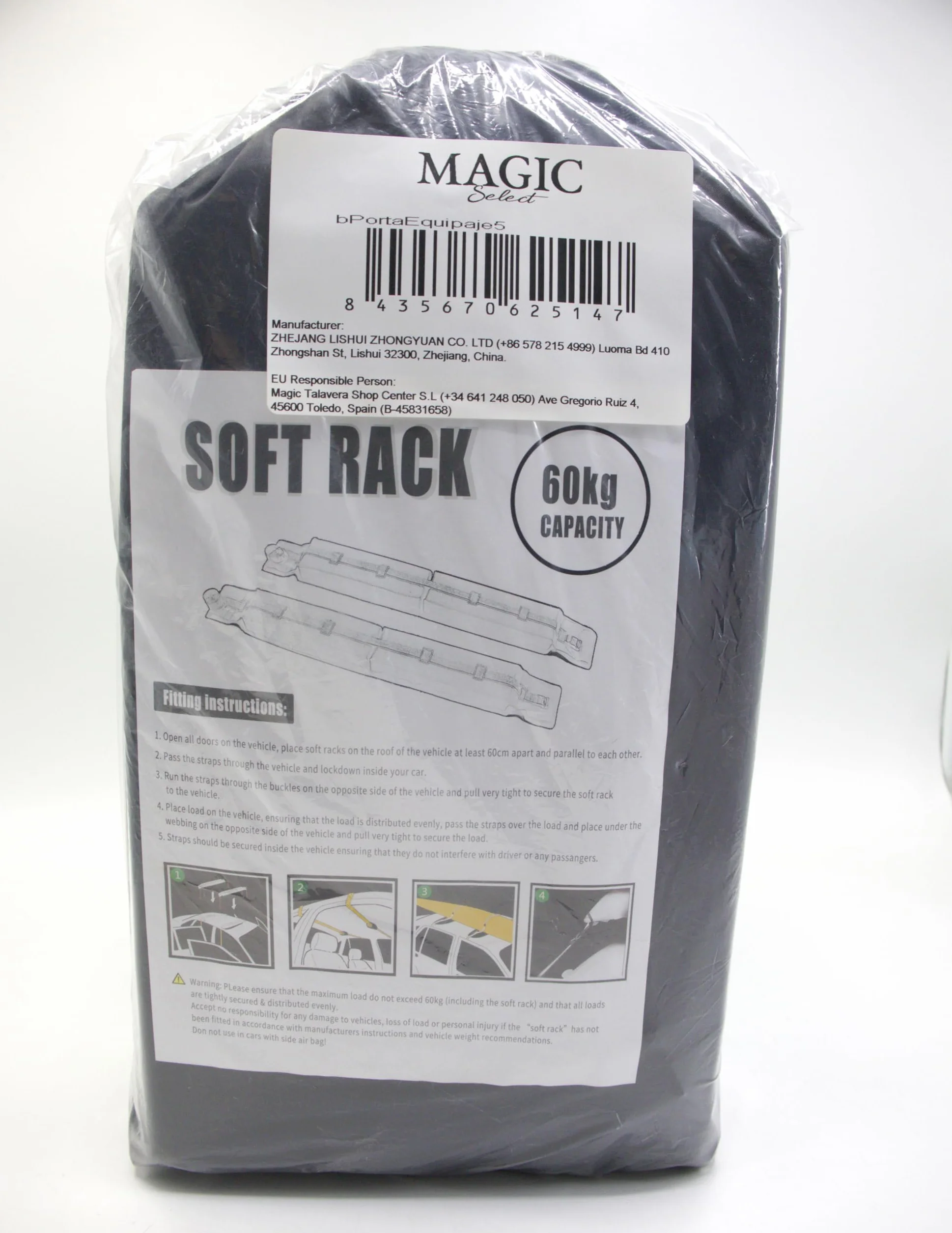 𝗕𝗮𝗿𝗿𝗲 𝗣𝗼𝗿𝘁𝗮𝘁𝘂𝘁𝘁𝗼, Portapacchi Universale per Auto da Viaggio, Morbidi Cuscinetti per Bagagli Pieghevoli, Barra Portatile per il Trasporto.