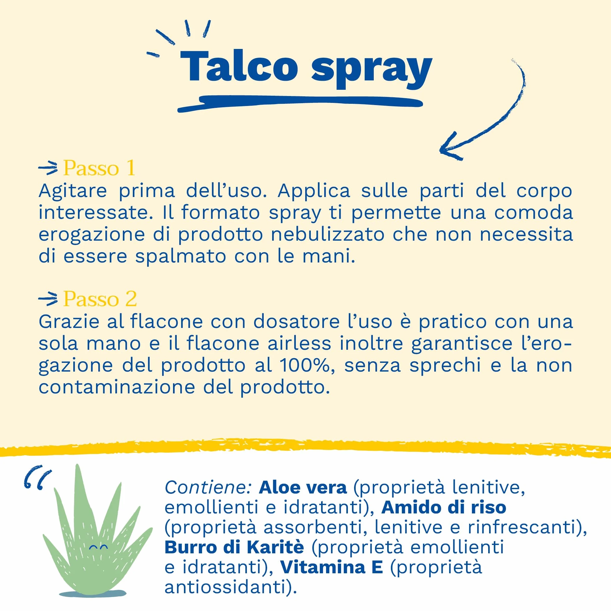 Mustela BABYZzz Talco Non Talco Spray 100ml - Protezione Naturale dalle Zanzare per Neonati e Bambini